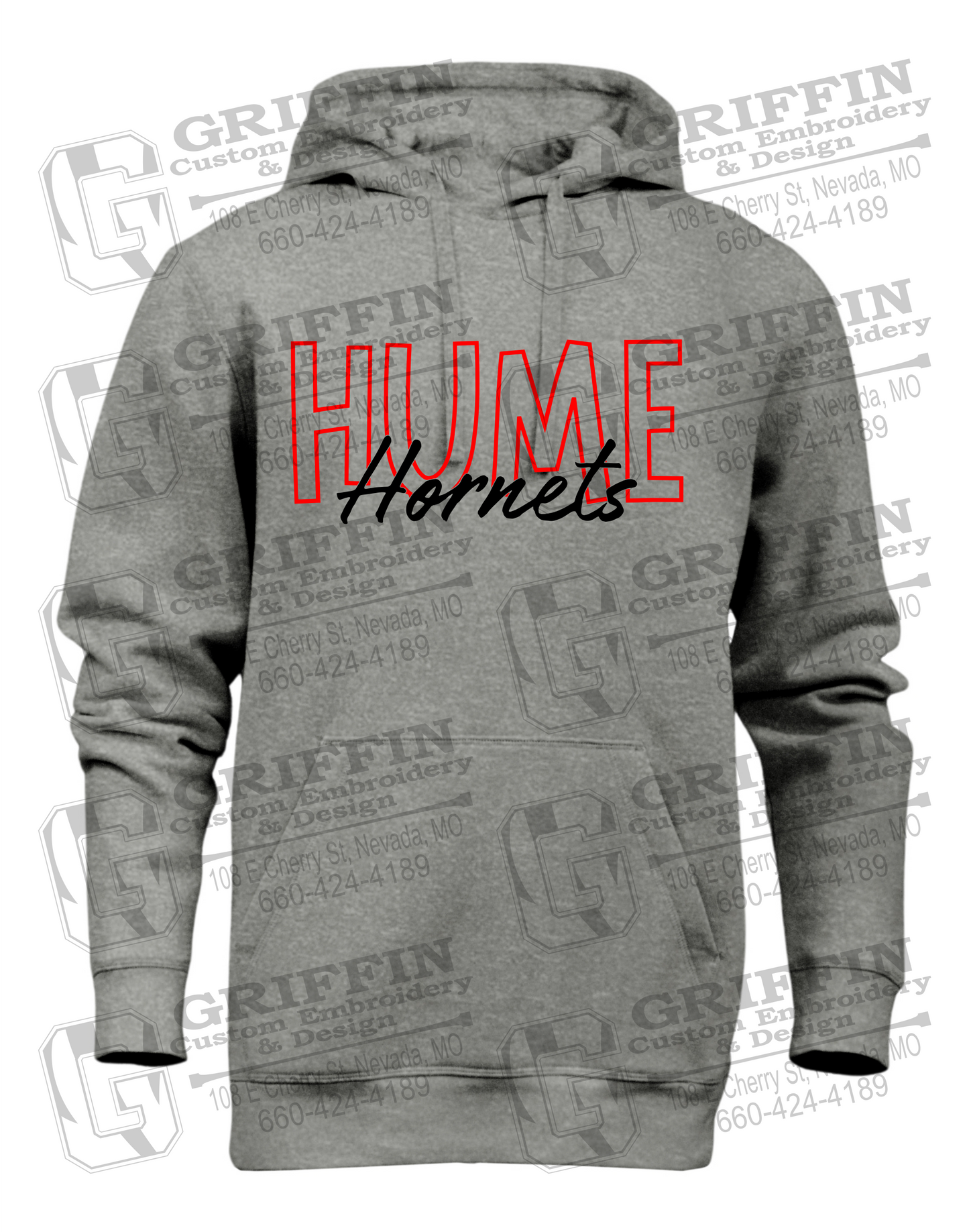 Heavyweight Fleece Hoodie - Hume Hornets 24-E