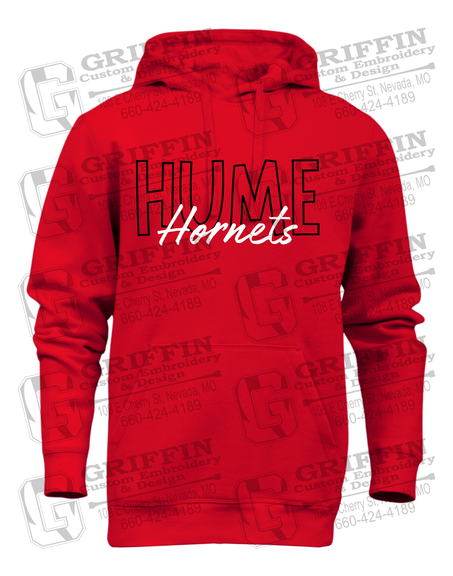 Heavyweight Fleece Hoodie - Hume Hornets 24-E