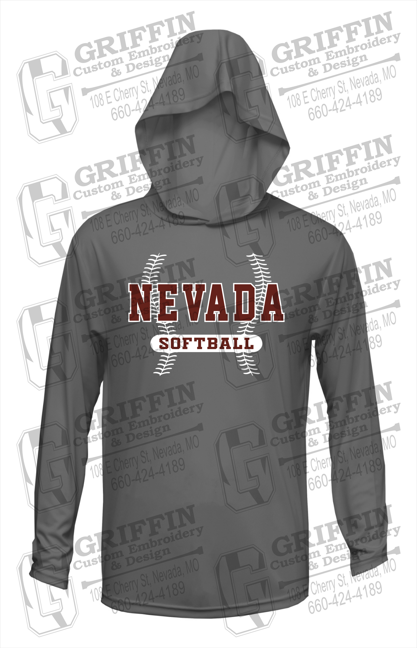 Dry-Fit T-Shirt Hoodie - Softball - Nevada Tigers 24-E