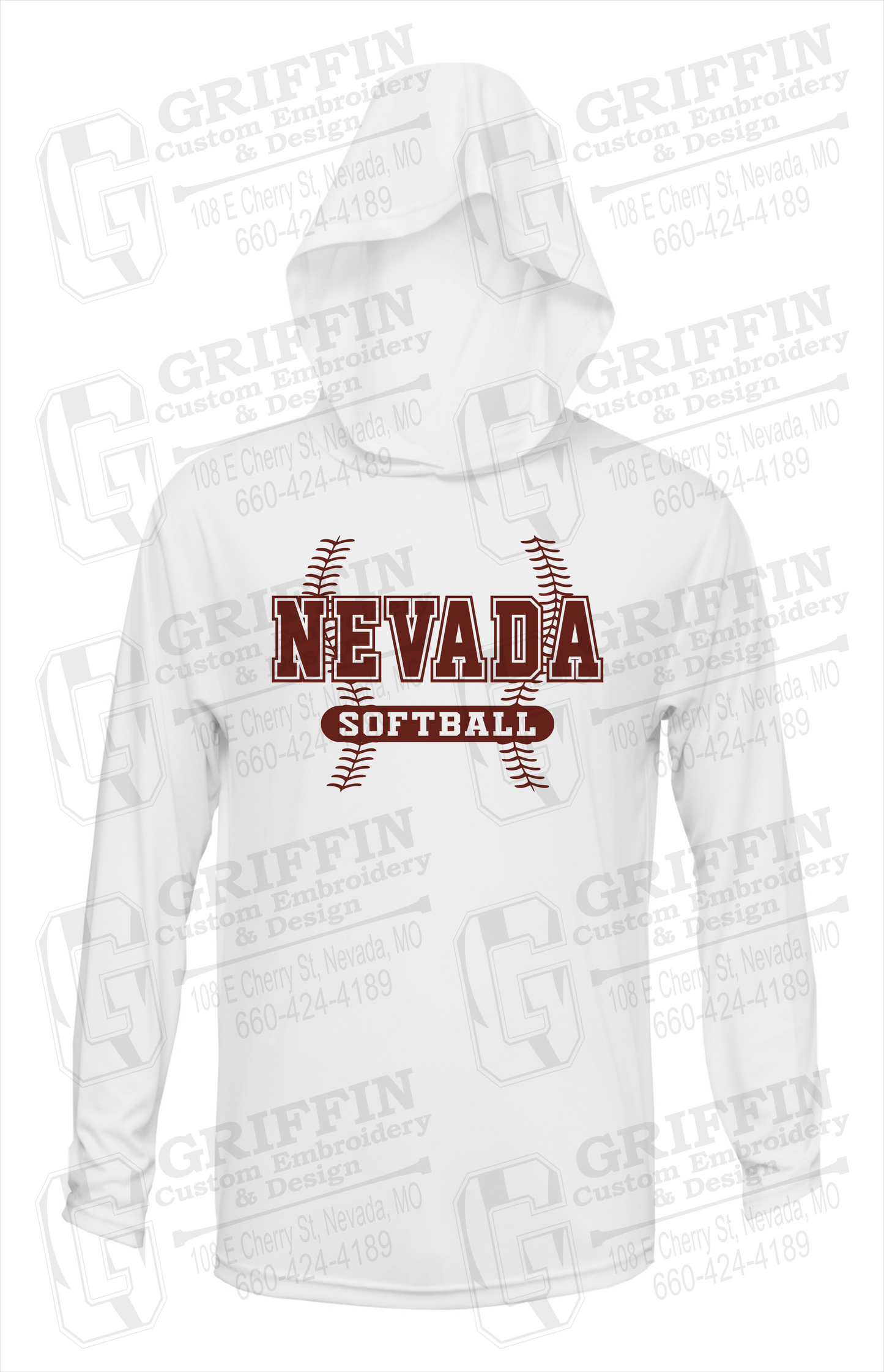 Dry-Fit T-Shirt Hoodie - Softball - Nevada Tigers 24-E