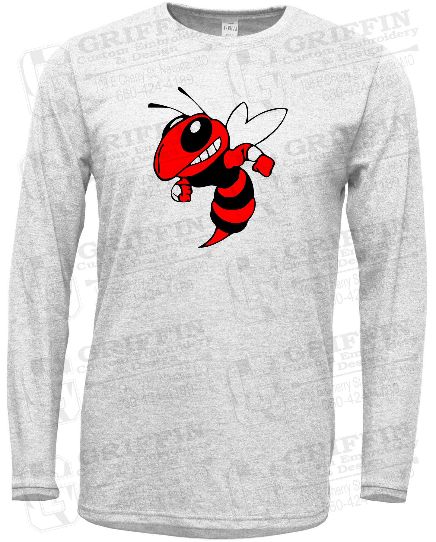 Soft-Tek Long Sleeve T-Shirt - Hume Hornets 24-F