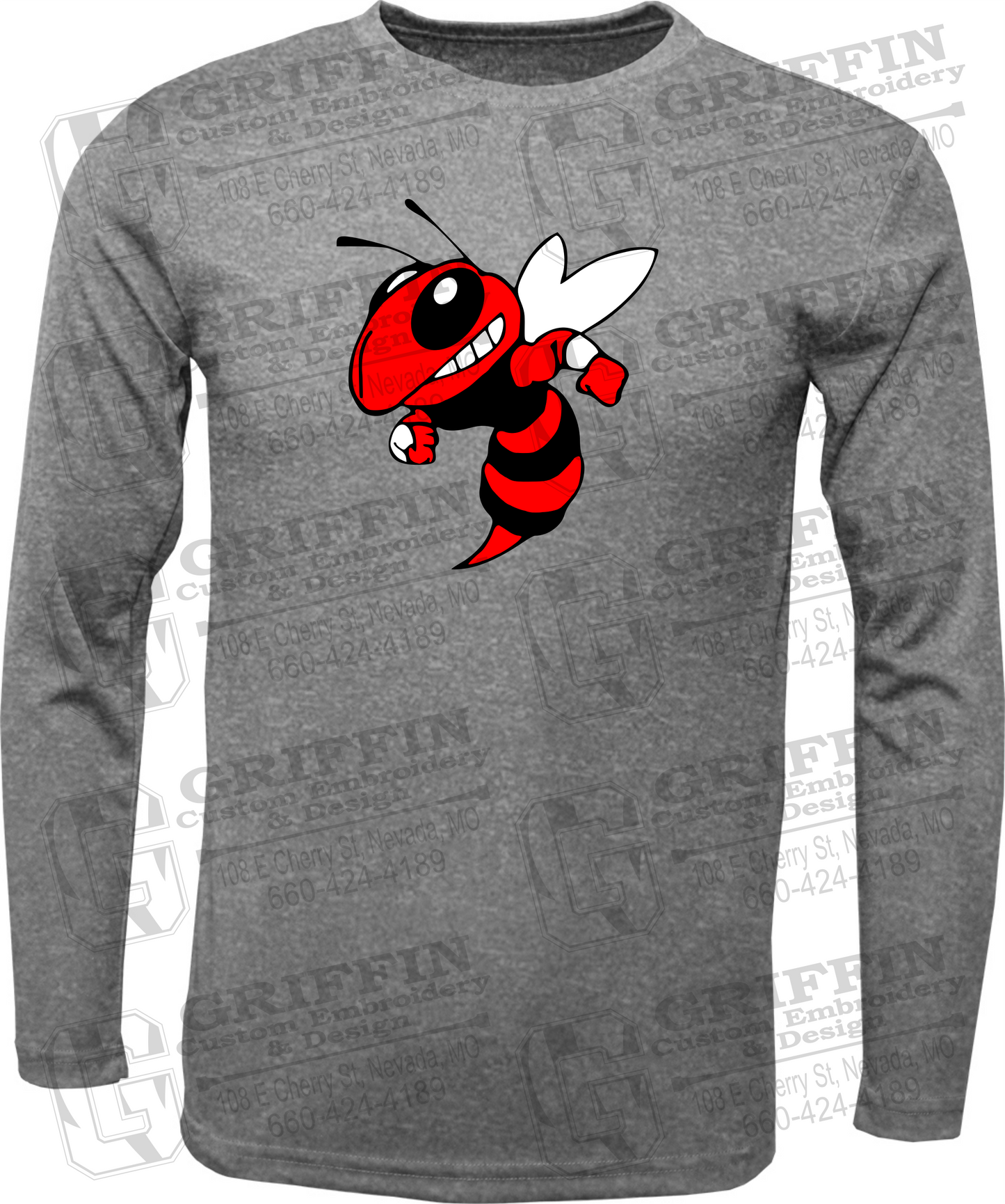 Dry-Fit Long Sleeve T-Shirt - Hume Hornets 24-F