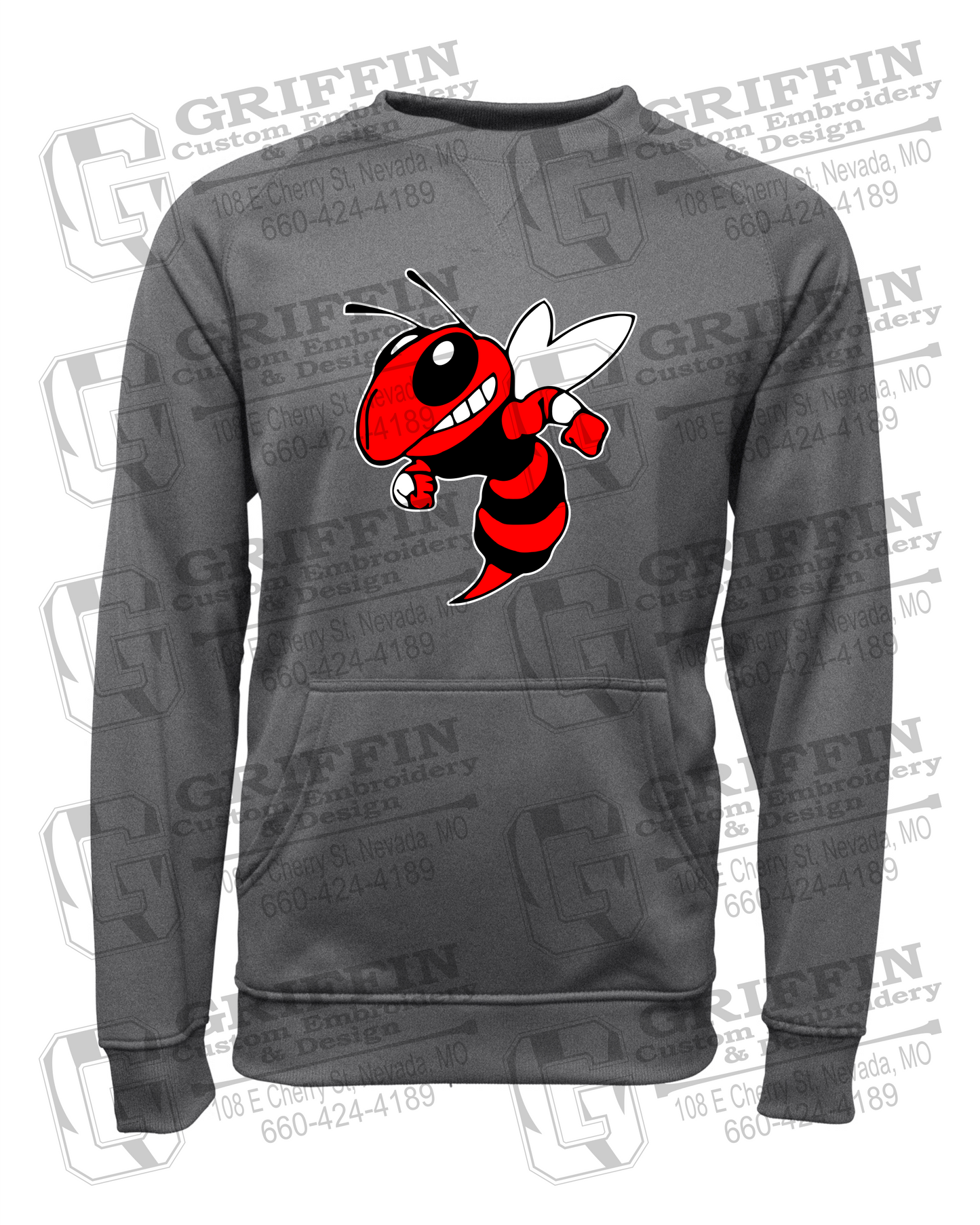 Performance Fleece Sweatshirt - Hume Hornets 24-F