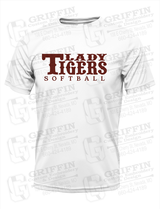 Nevada Tigers 24-F Youth Dry-Fit T-Shirt - Softball