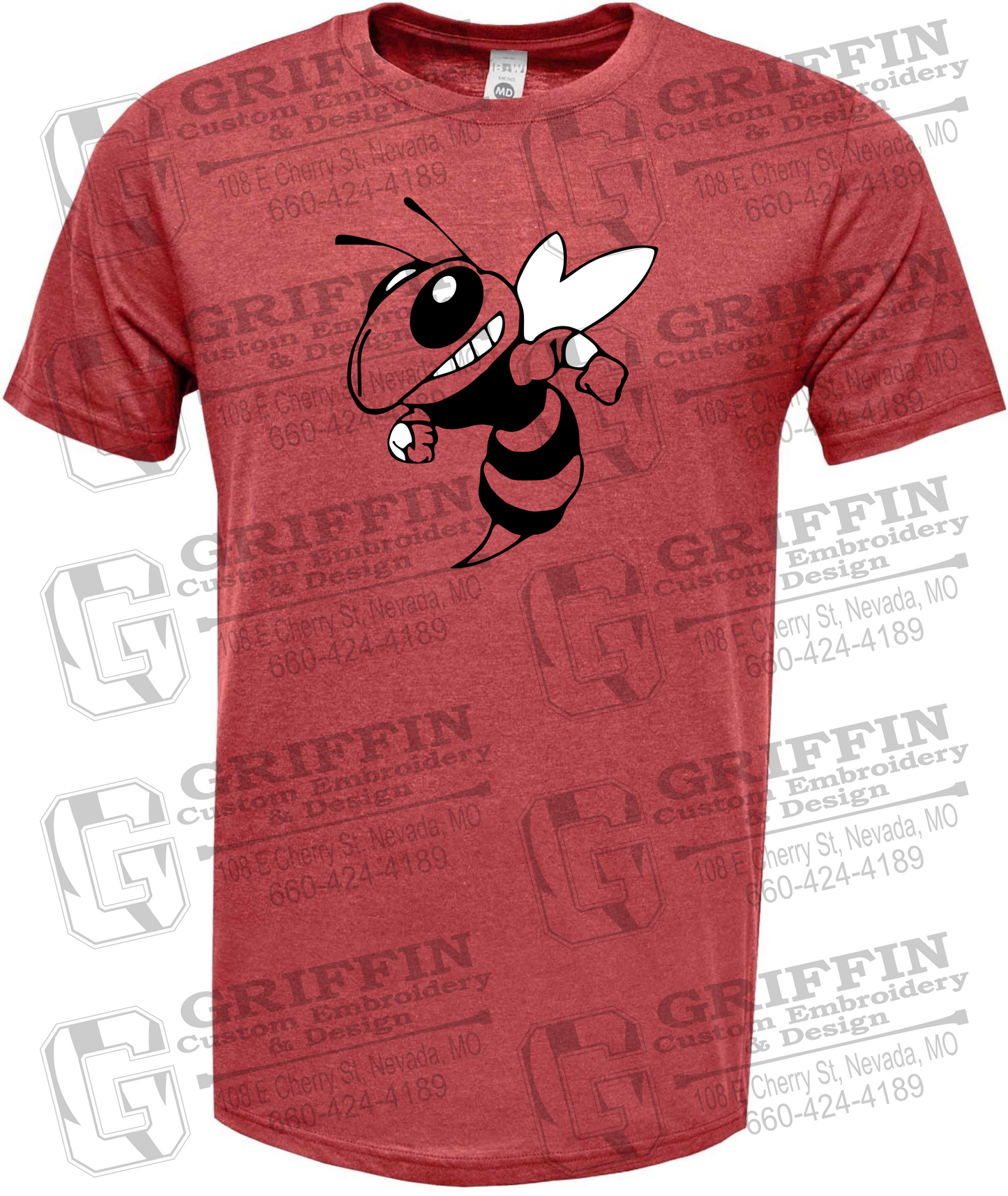 Soft-Tek Short Sleeve T-Shirt - Hume Hornets 24-F