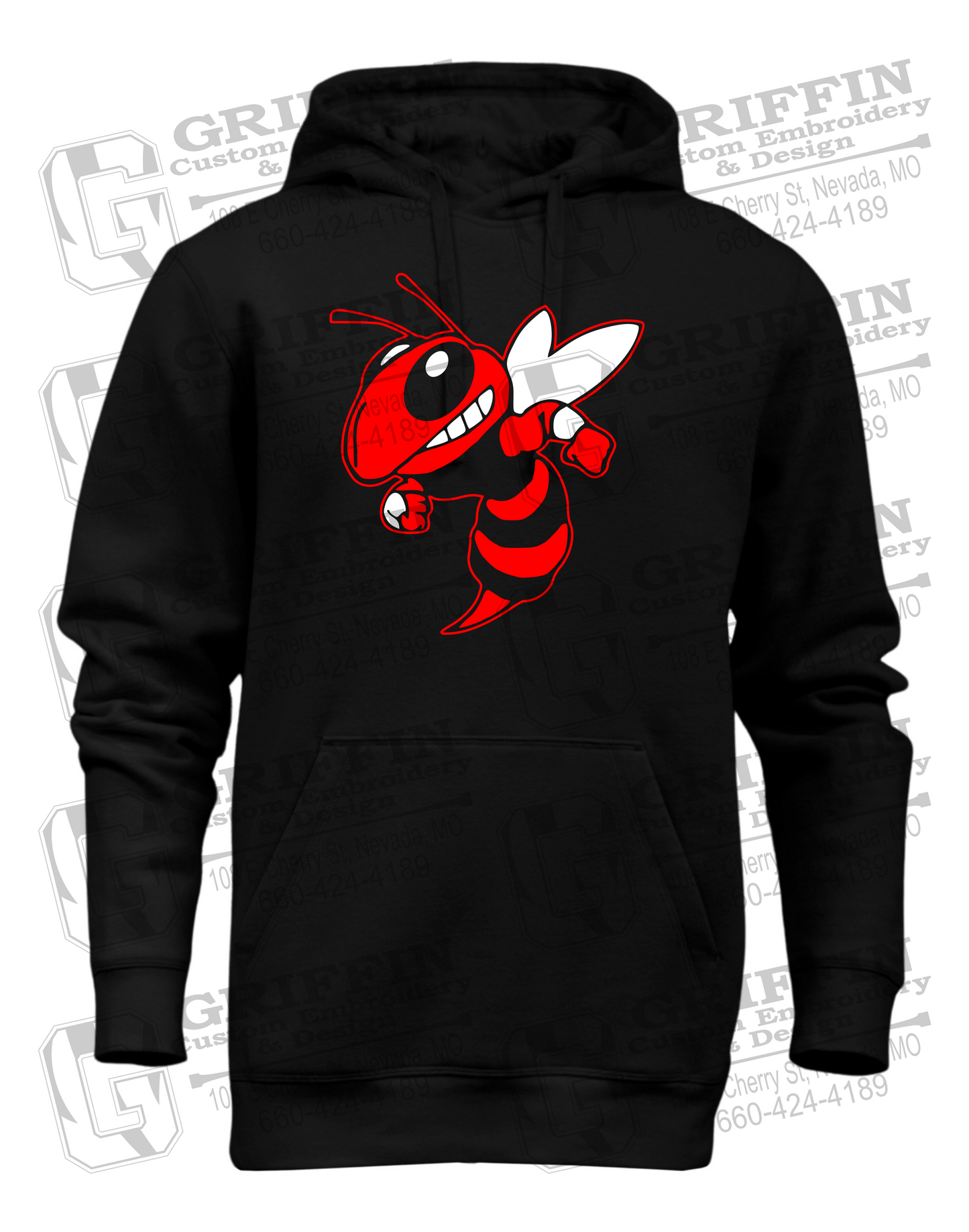 Heavyweight Fleece Hoodie - Hume Hornets 24-F