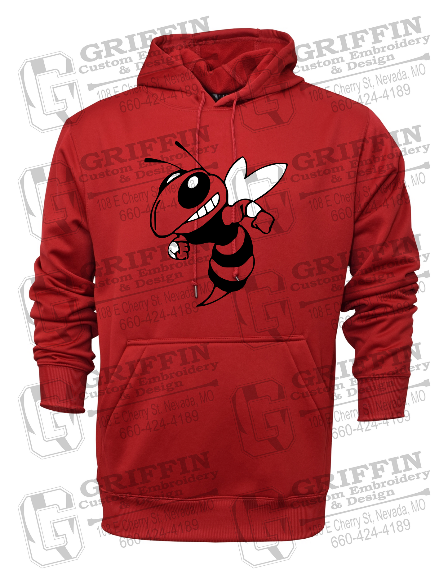 Performance Fleece Hoodie - Hume Hornets 24-F