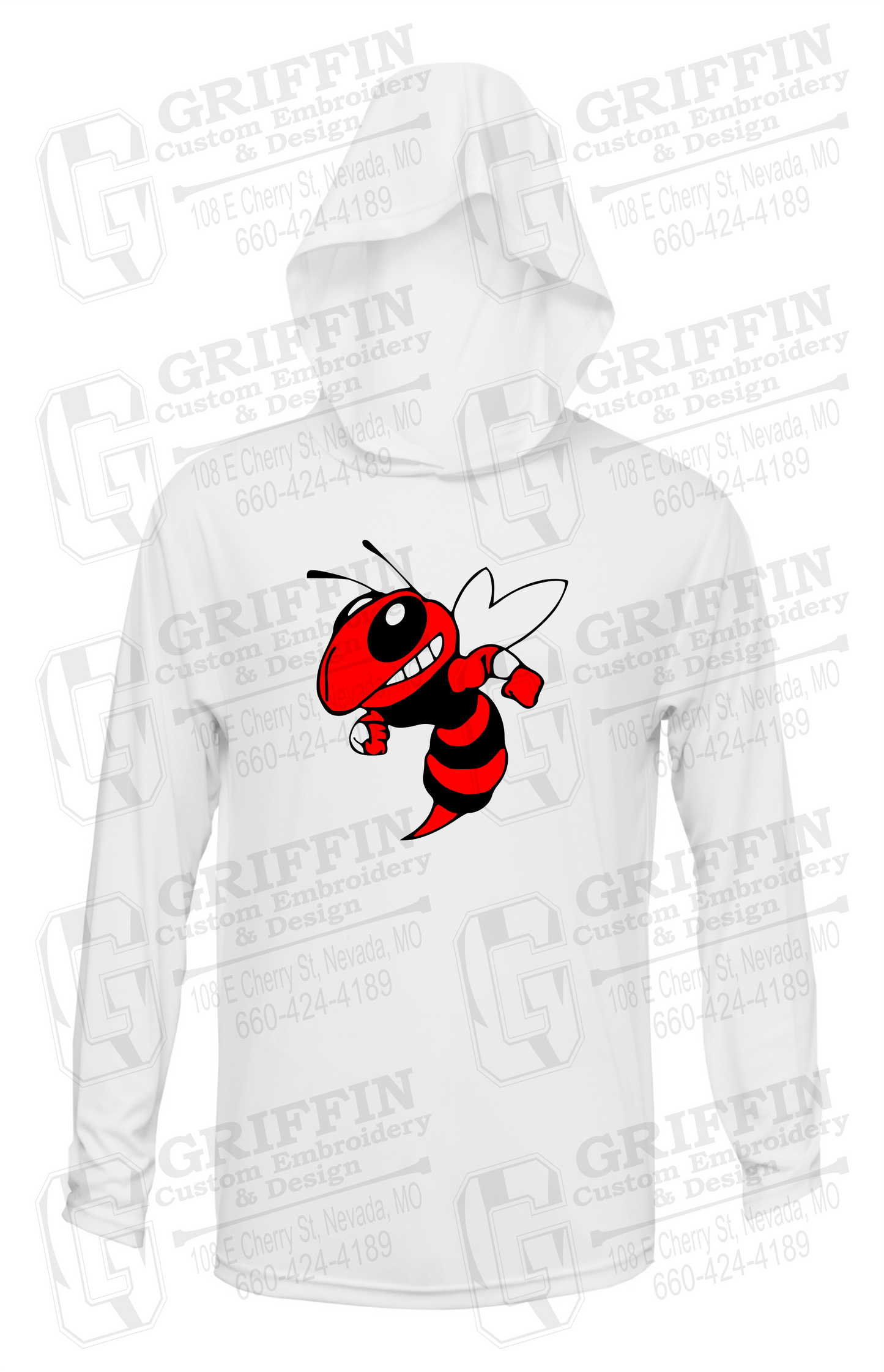 Dry-Fit T-Shirt Hoodie - Hume Hornets 24-F