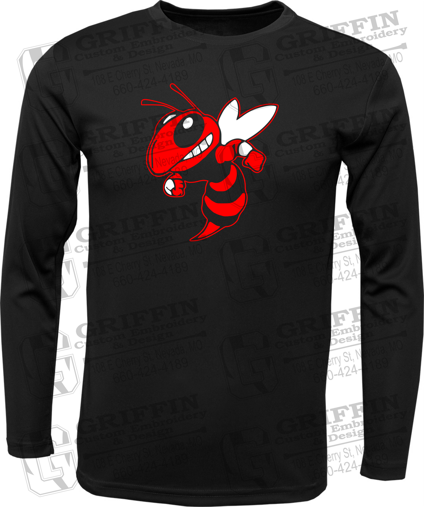 Dry-Fit Long Sleeve T-Shirt - Hume Hornets 24-F