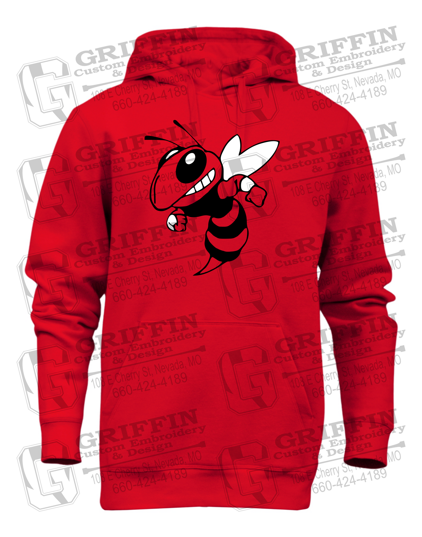 Heavyweight Fleece Hoodie - Hume Hornets 24-F