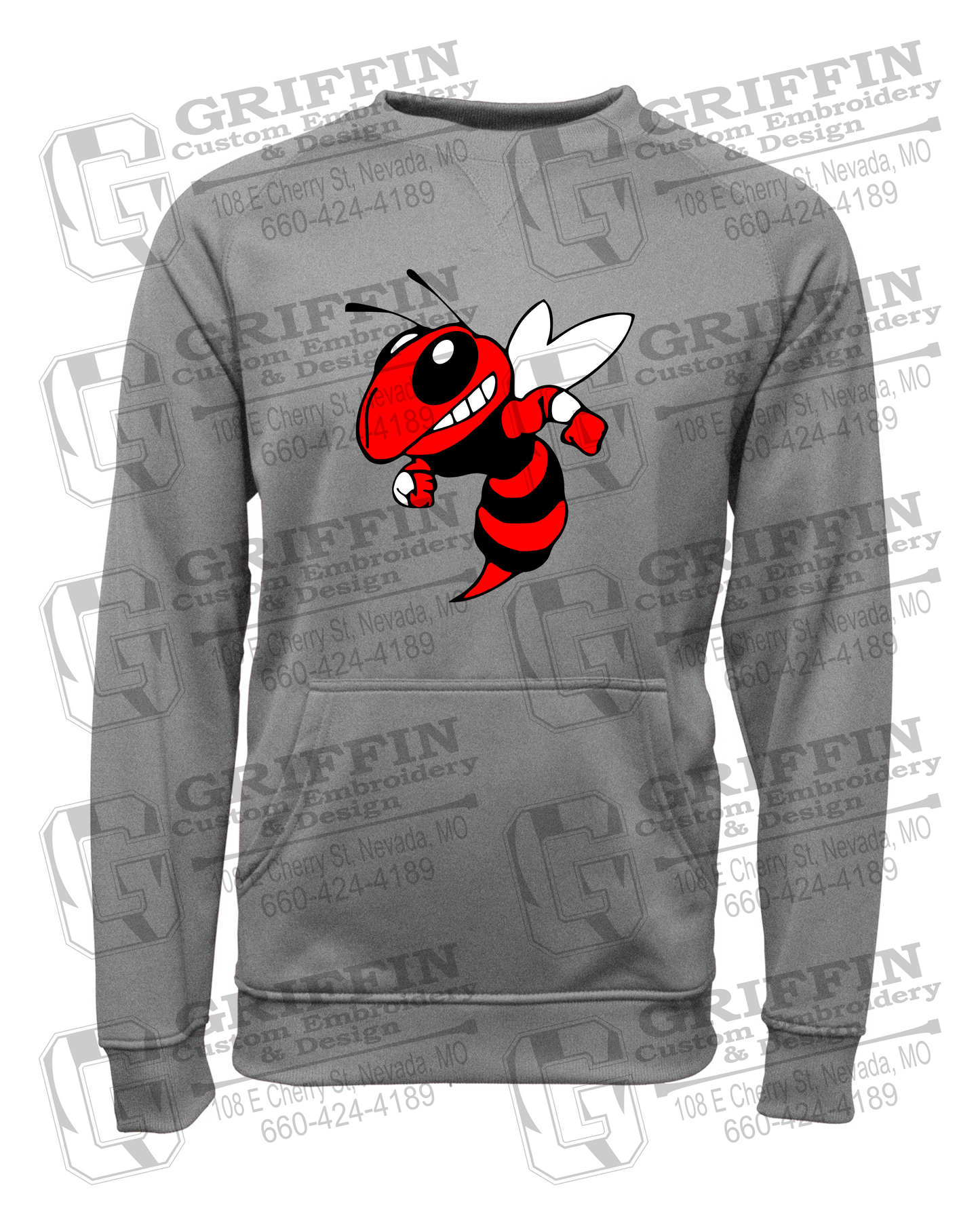 Performance Fleece Sweatshirt - Hume Hornets 24-F