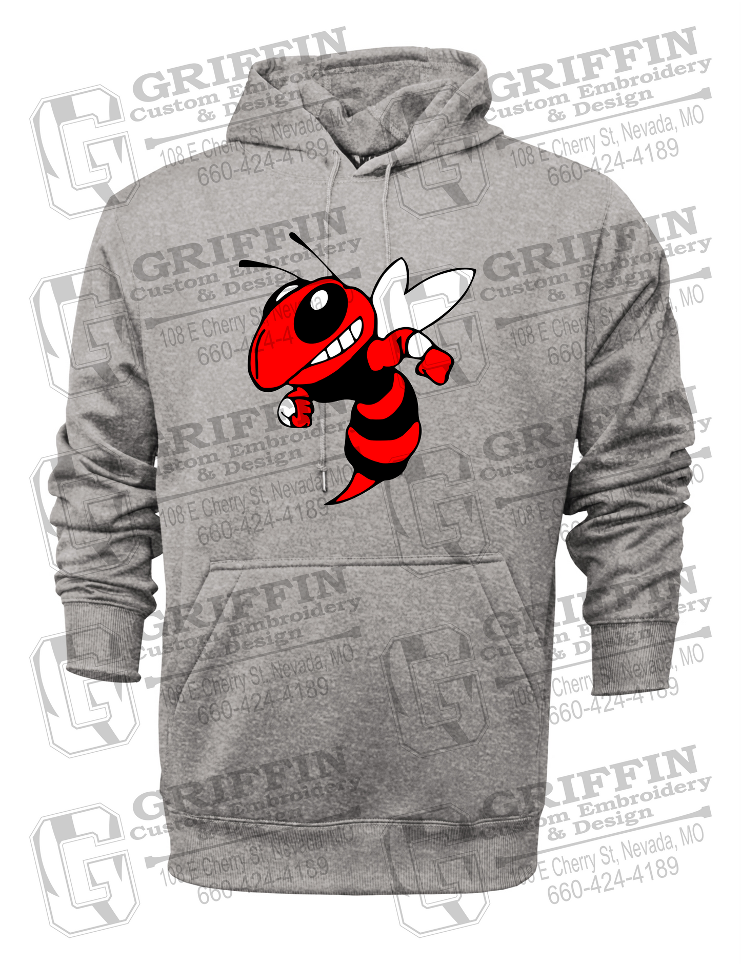 Performance Fleece Hoodie - Hume Hornets 24-F