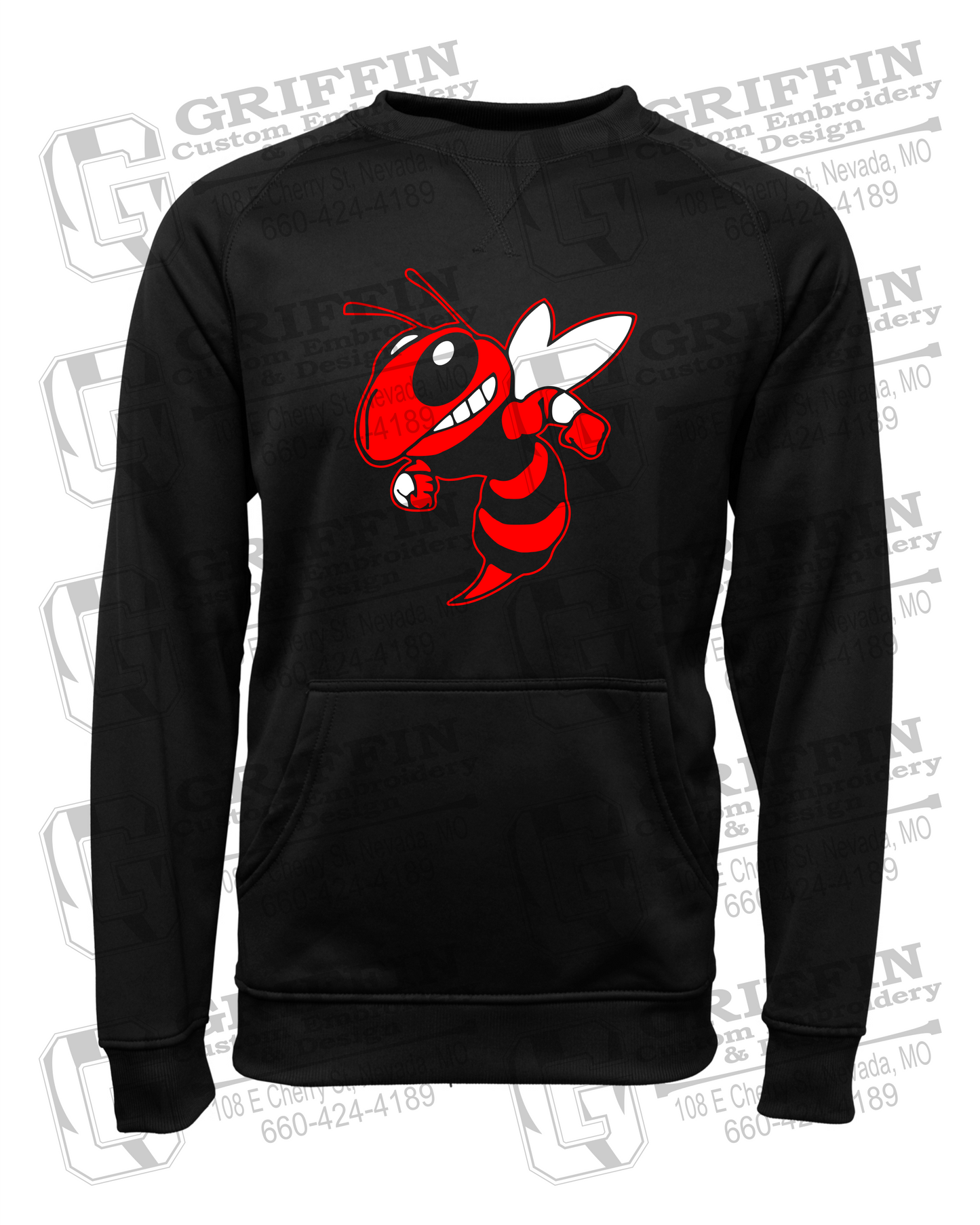 Performance Fleece Sweatshirt - Hume Hornets 24-F