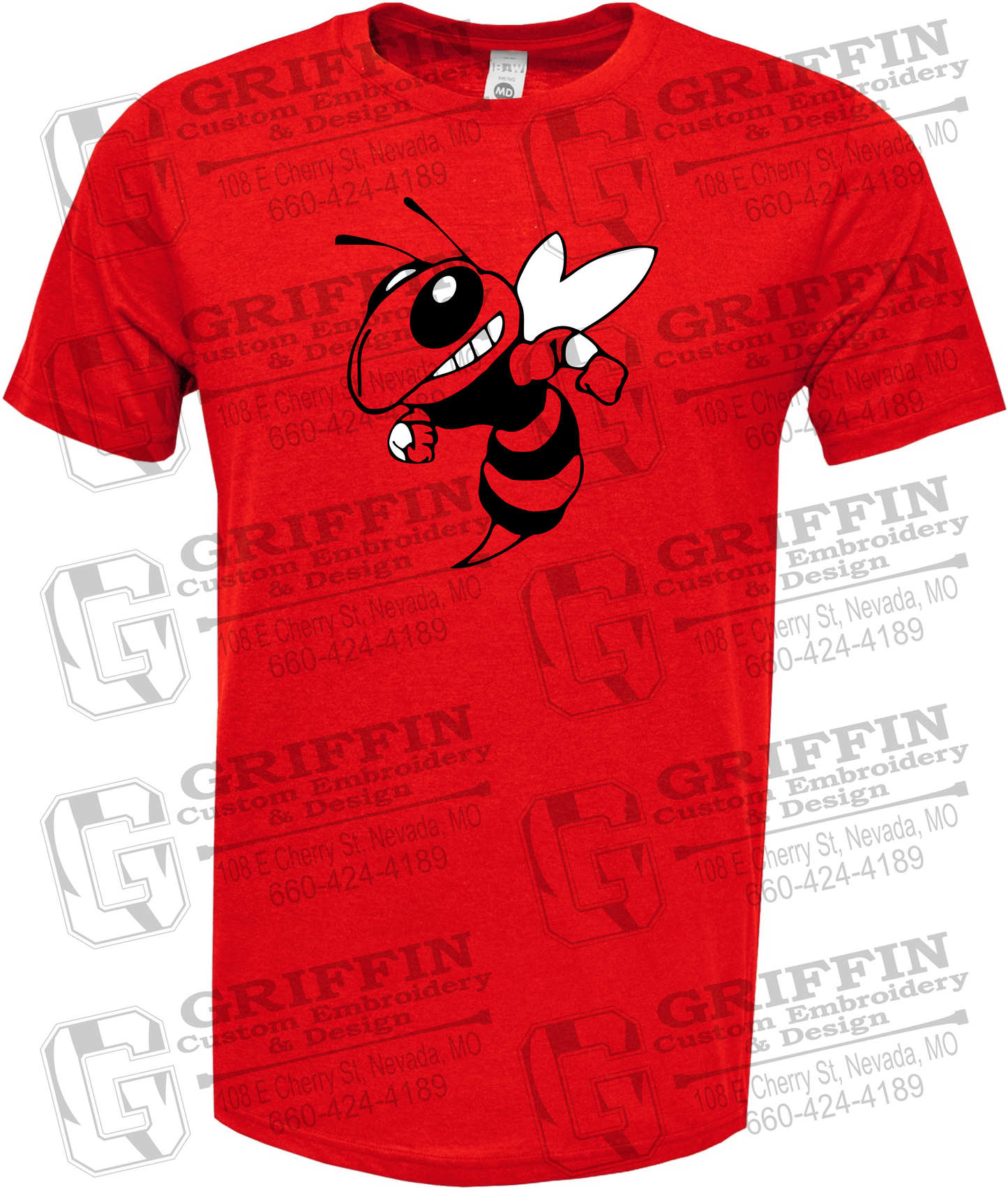 Soft-Tek Short Sleeve T-Shirt - Hume Hornets 24-F