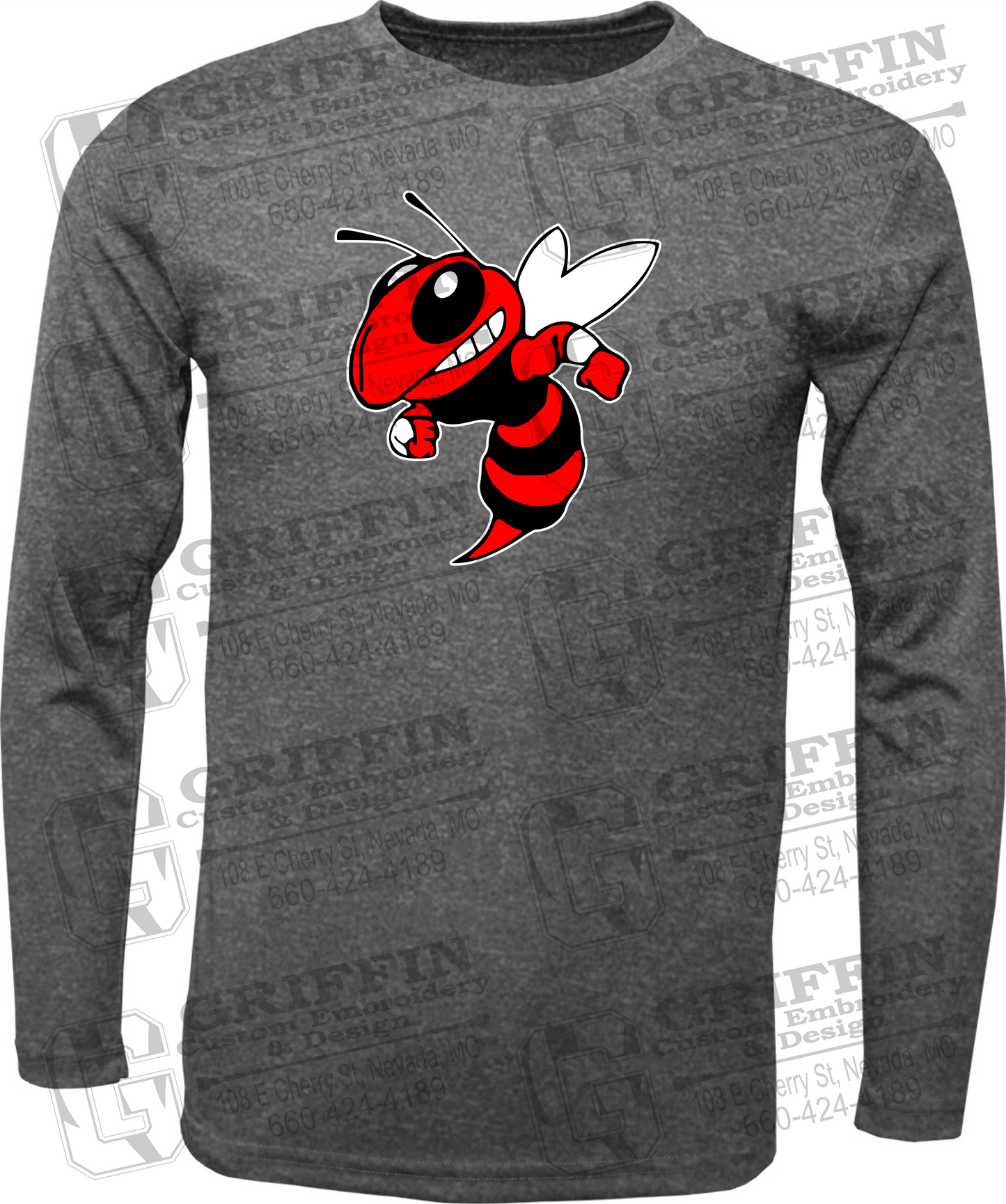 Dry-Fit Long Sleeve T-Shirt - Hume Hornets 24-F