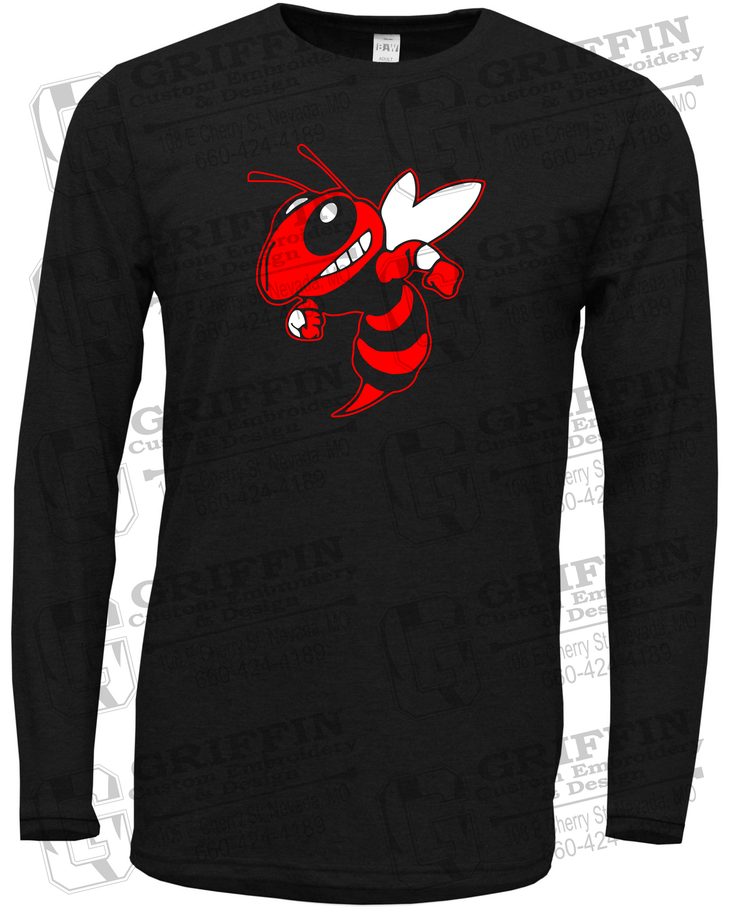 Soft-Tek Long Sleeve T-Shirt - Hume Hornets 24-F