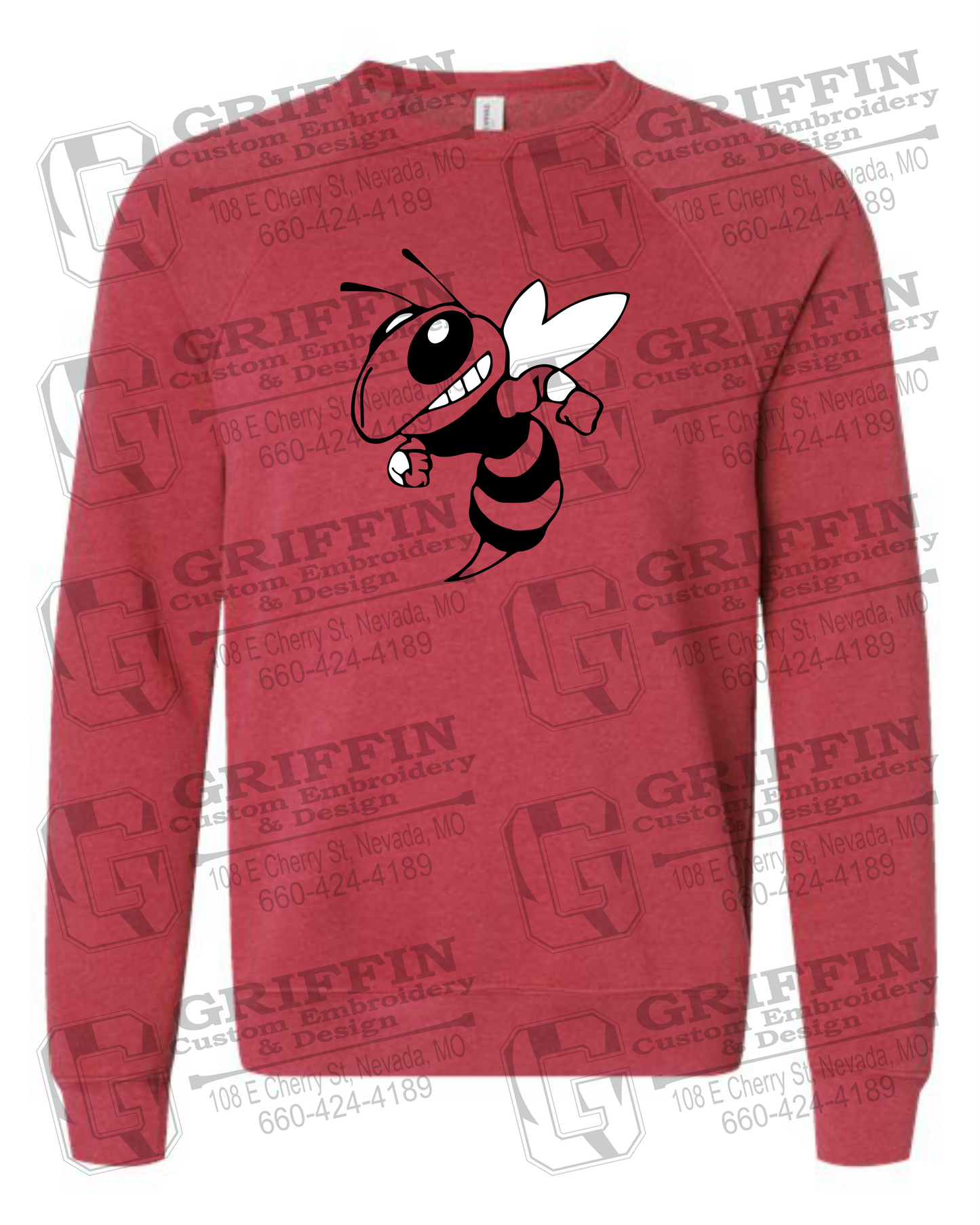 Sponge Fleece Sweatshirt - Hume Hornets 24-F