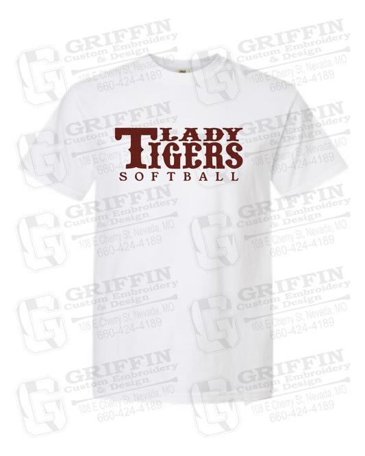 Comfort Colors Short Sleeve T-Shirt - Softball - Nevada Tigers 24-F