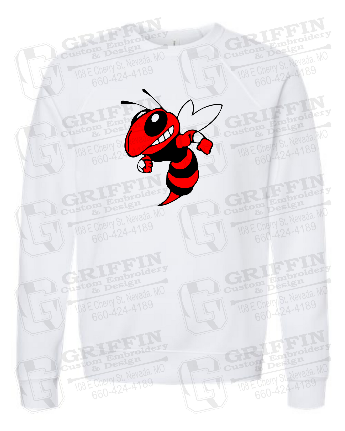 Sponge Fleece Sweatshirt - Hume Hornets 24-F