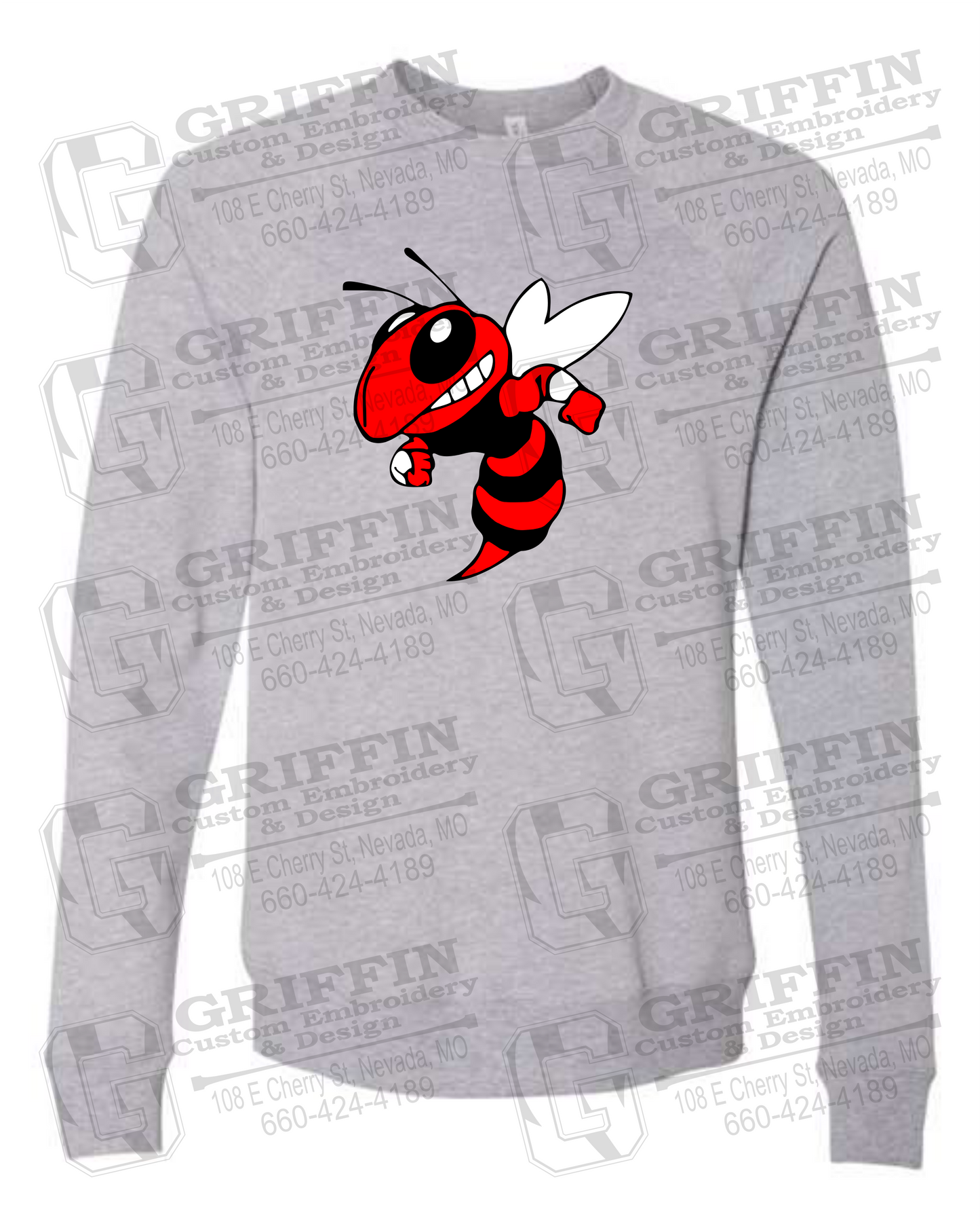 Sponge Fleece Sweatshirt - Hume Hornets 24-F