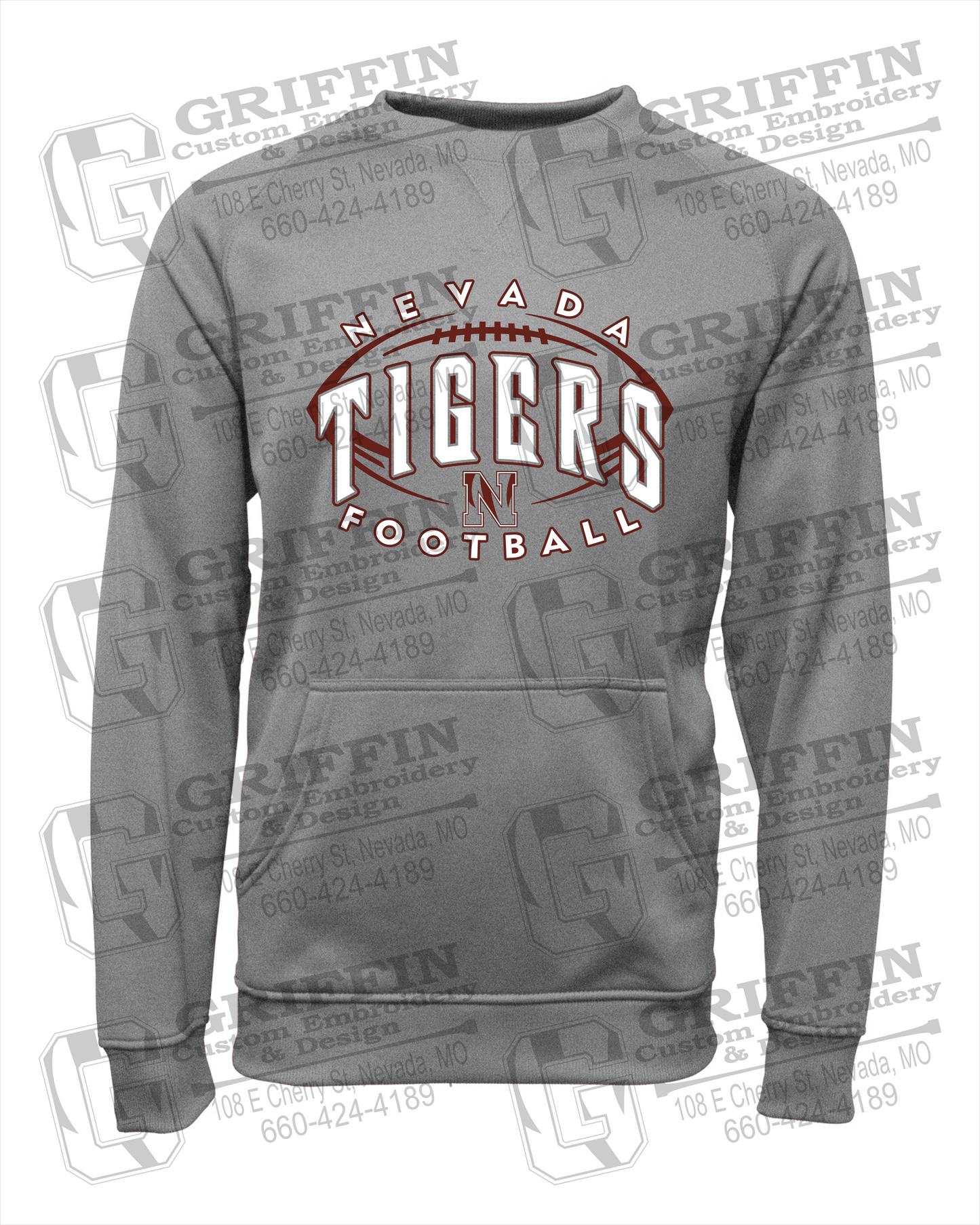 Nevada Tigers 24-G Sweatshirt - Football