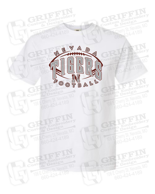 Comfort Colors Short Sleeve T-Shirt - Football - Nevada Tigers 24-G