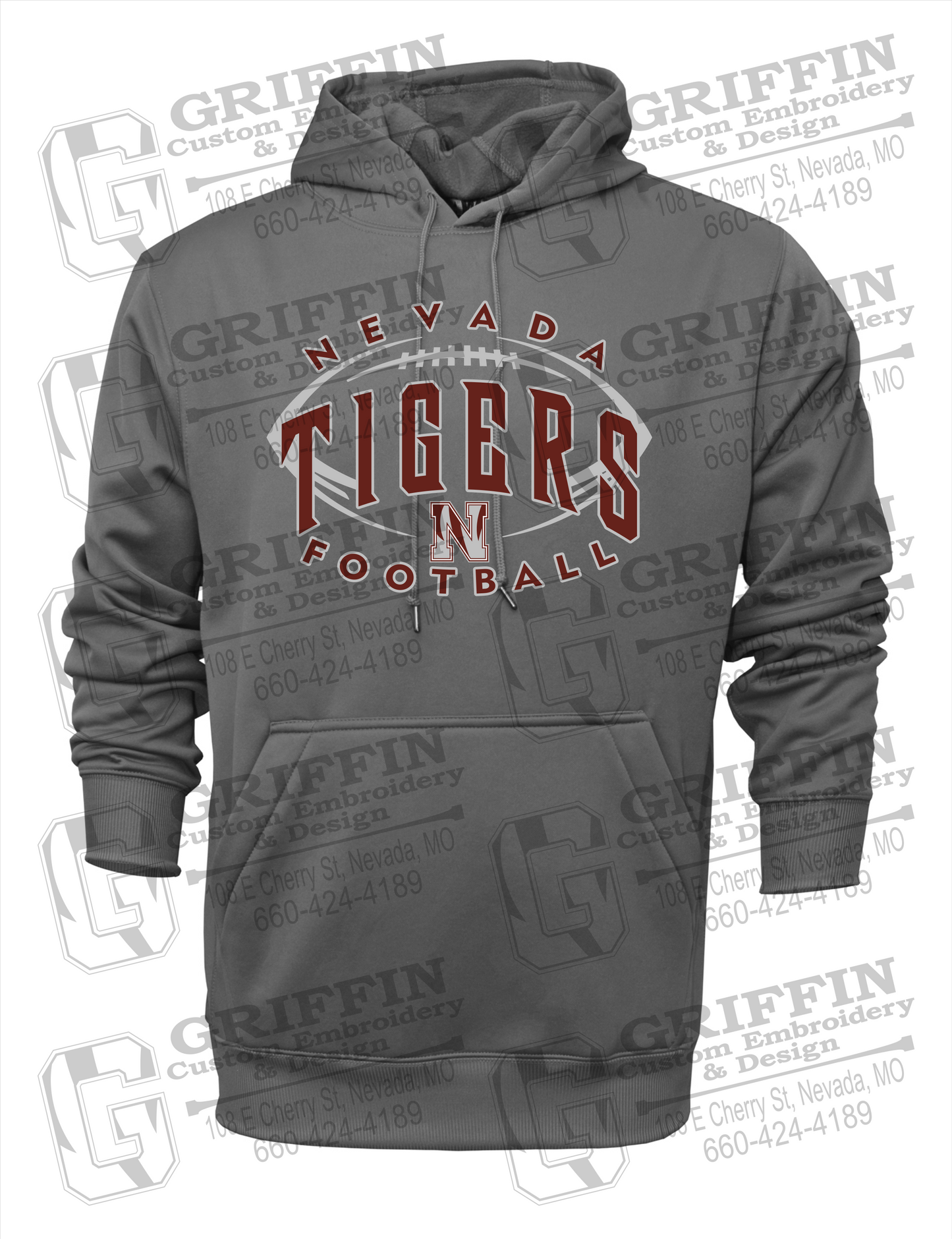 Nevada Tigers 24-G Hoodie - Football