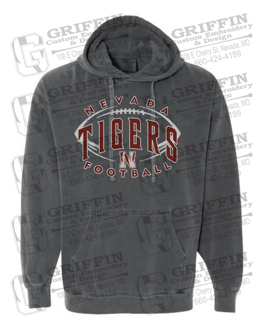Comfort Colors Hoodie - Football - Nevada Tigers 24-G