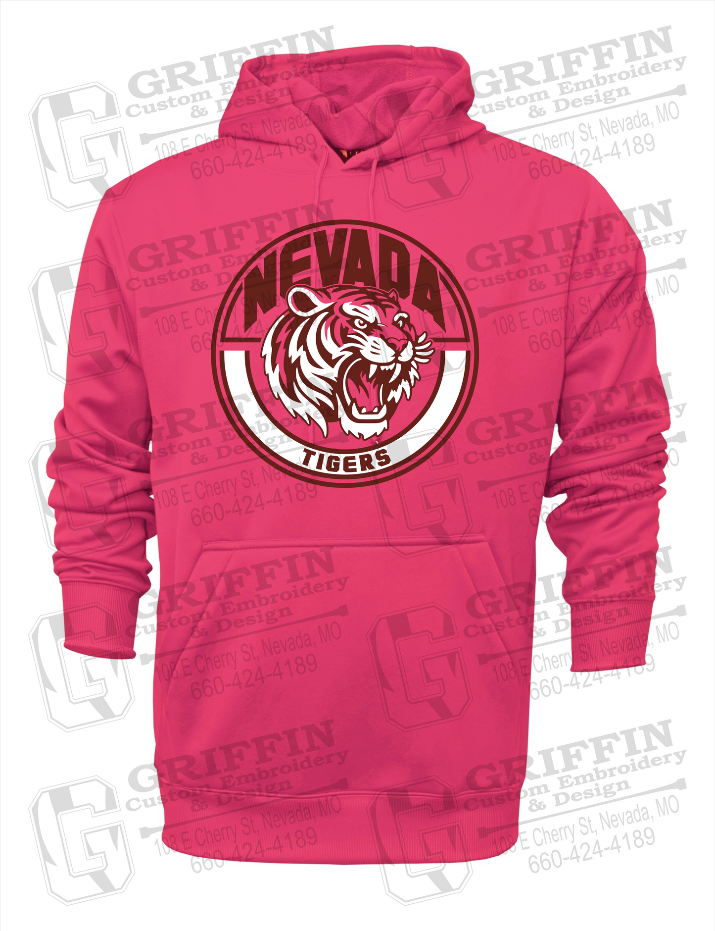 Performance Fleece Hoodie - Nevada Tigers 24-H