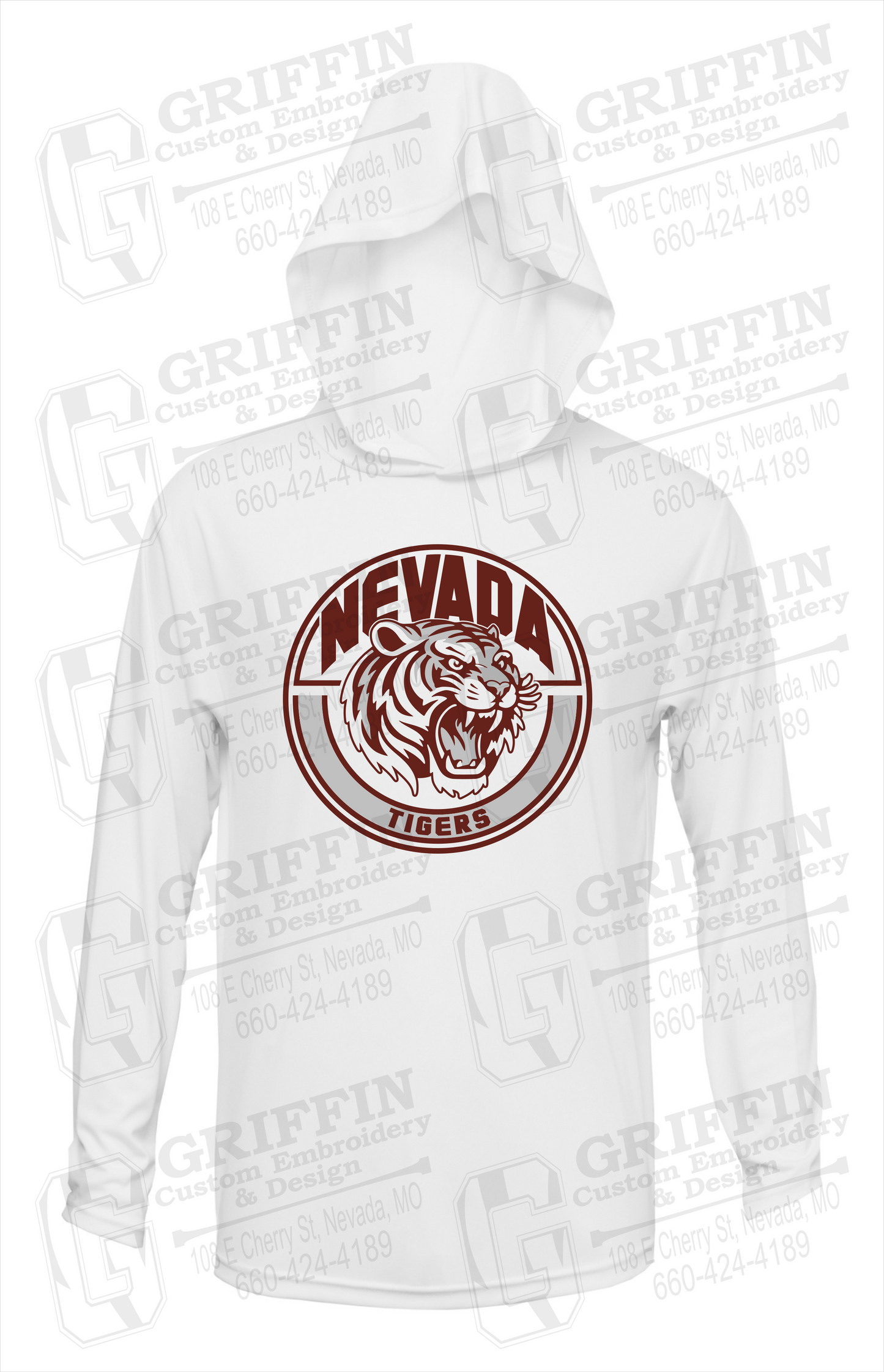 Dry-Fit T-Shirt Hoodie - Nevada Tigers 24-H