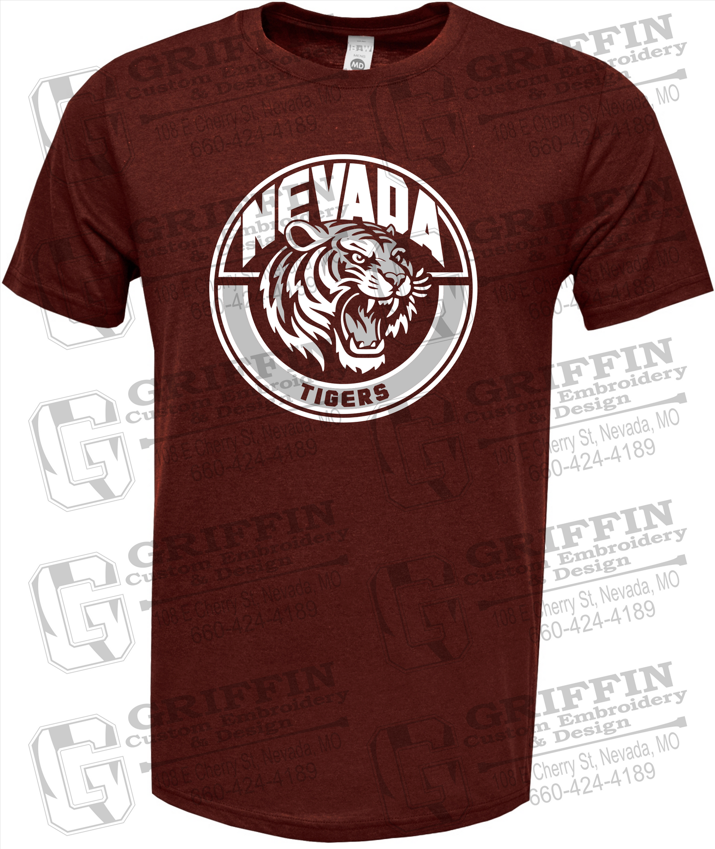 Soft-Tek Short Sleeve T-Shirt - Nevada Tigers 24-H