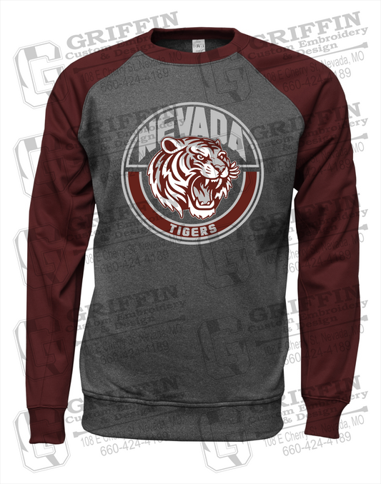 Nevada Tigers 24-H Youth Raglan Sweatshirt