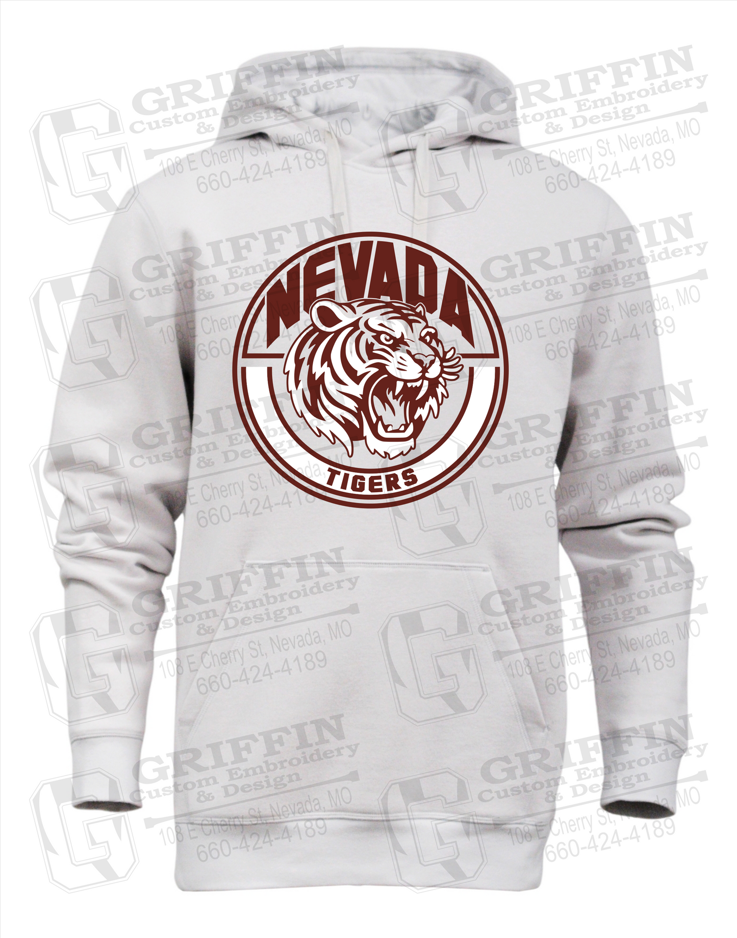 Heavyweight Fleece Hoodie - Nevada Tigers 24-H