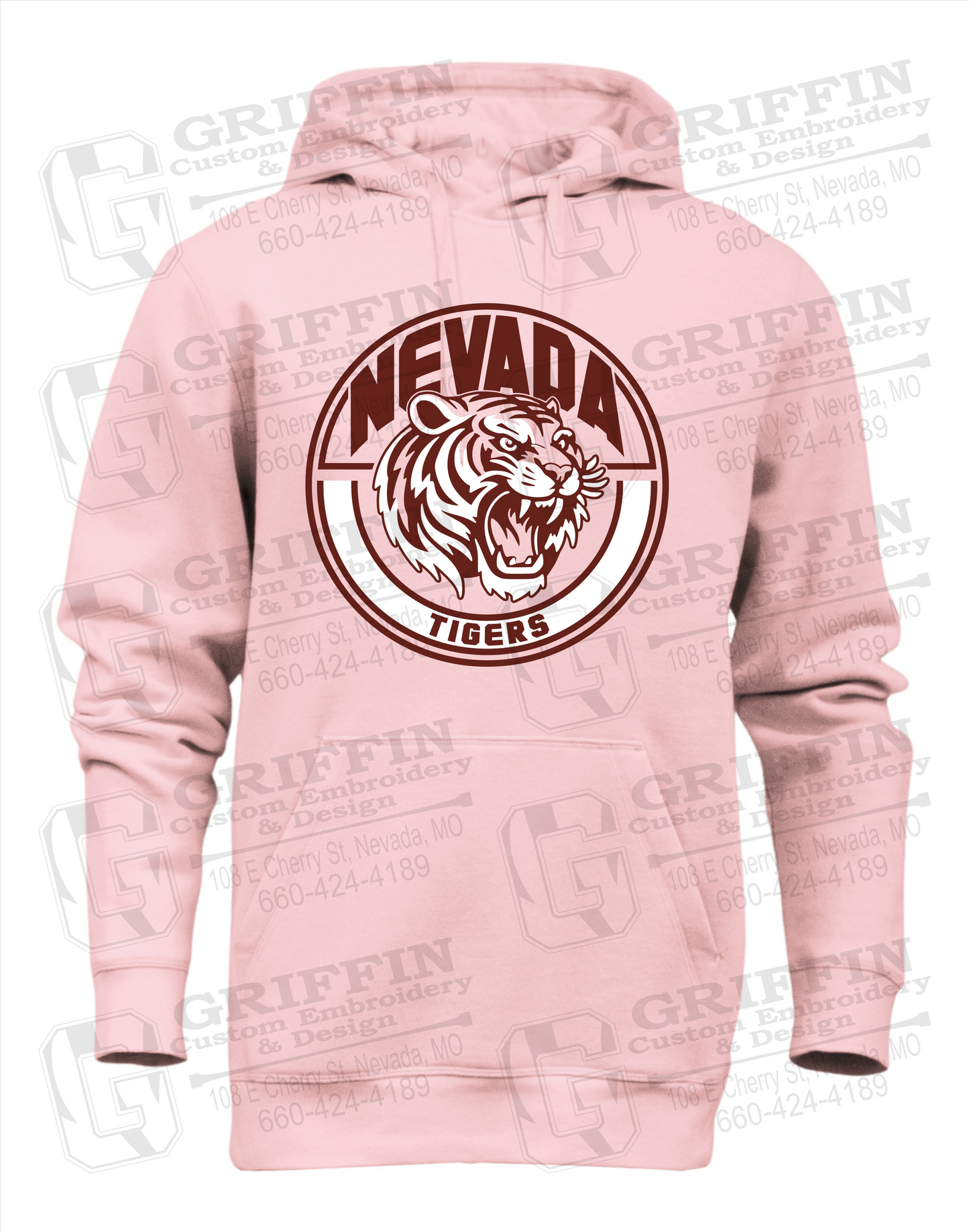 Heavyweight Fleece Hoodie - Nevada Tigers 24-H