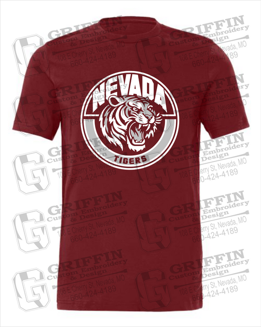 Nevada Tigers 24-H 100% Cotton Short Sleeve T-Shirt