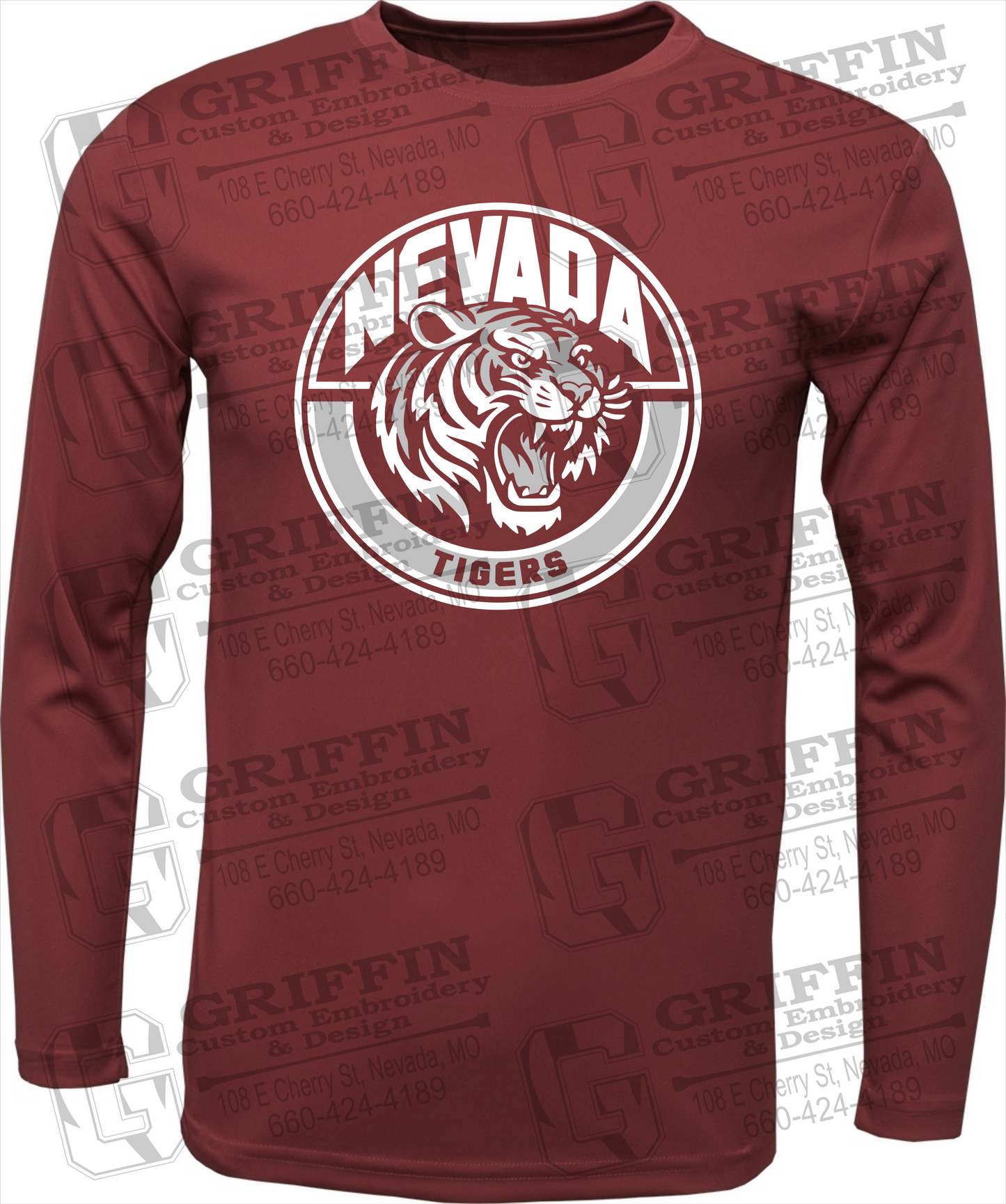 Dry-Fit Long Sleeve T-Shirt - Nevada Tigers 24-H