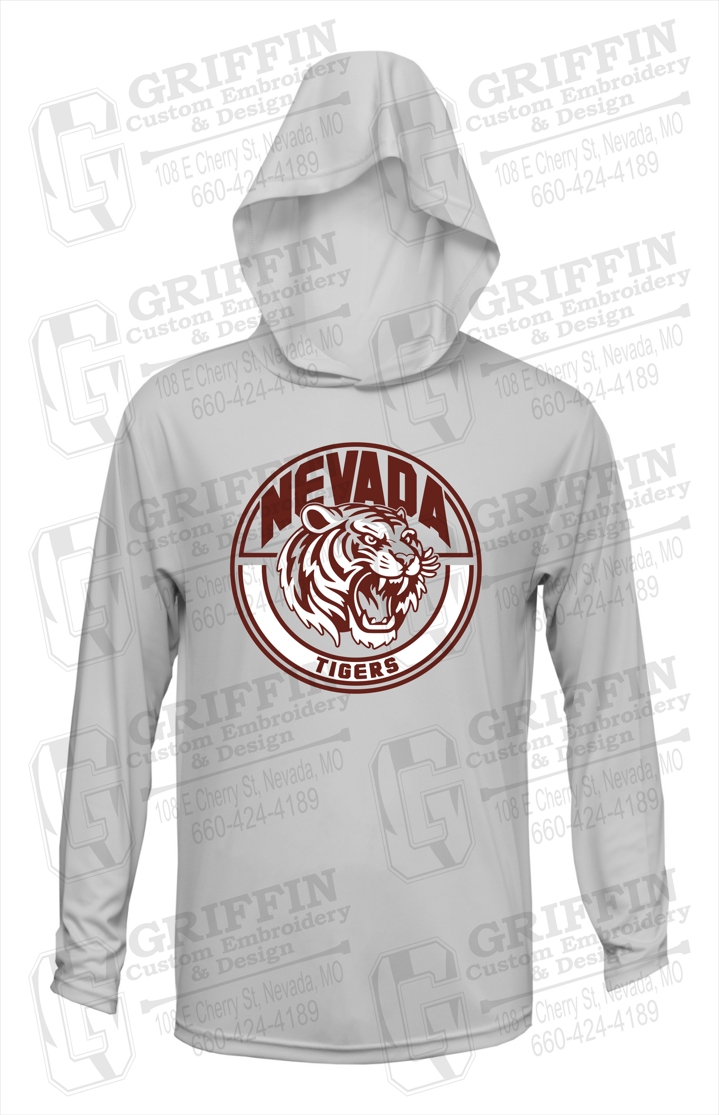 Dry-Fit T-Shirt Hoodie - Nevada Tigers 24-H