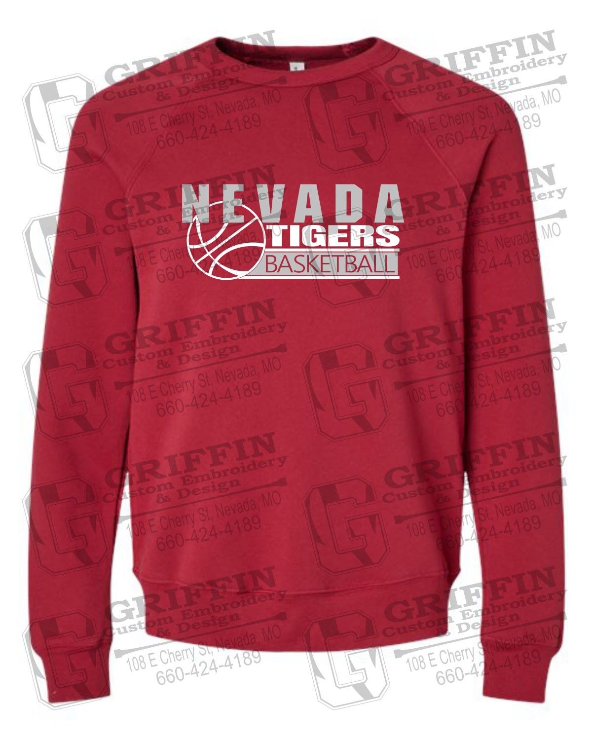 Sponge Fleece Sweatshirt - Basketball - Nevada Tigers 24-I