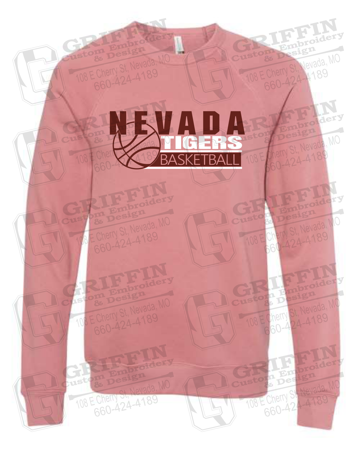 Sponge Fleece Sweatshirt - Basketball - Nevada Tigers 24-I