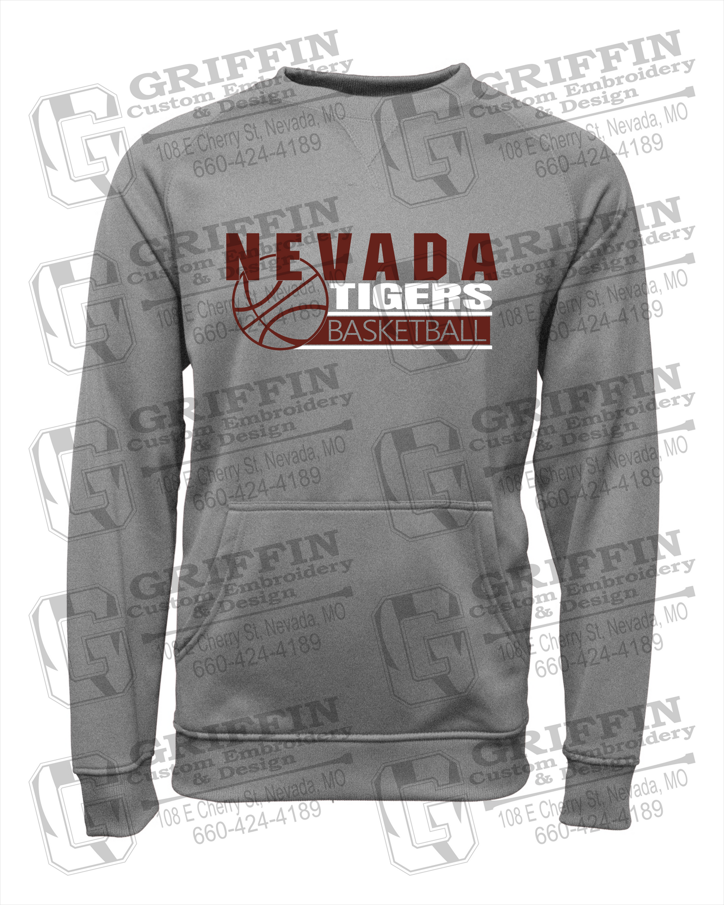 Nevada Tigers 24-I Youth Sweatshirt - Basketball