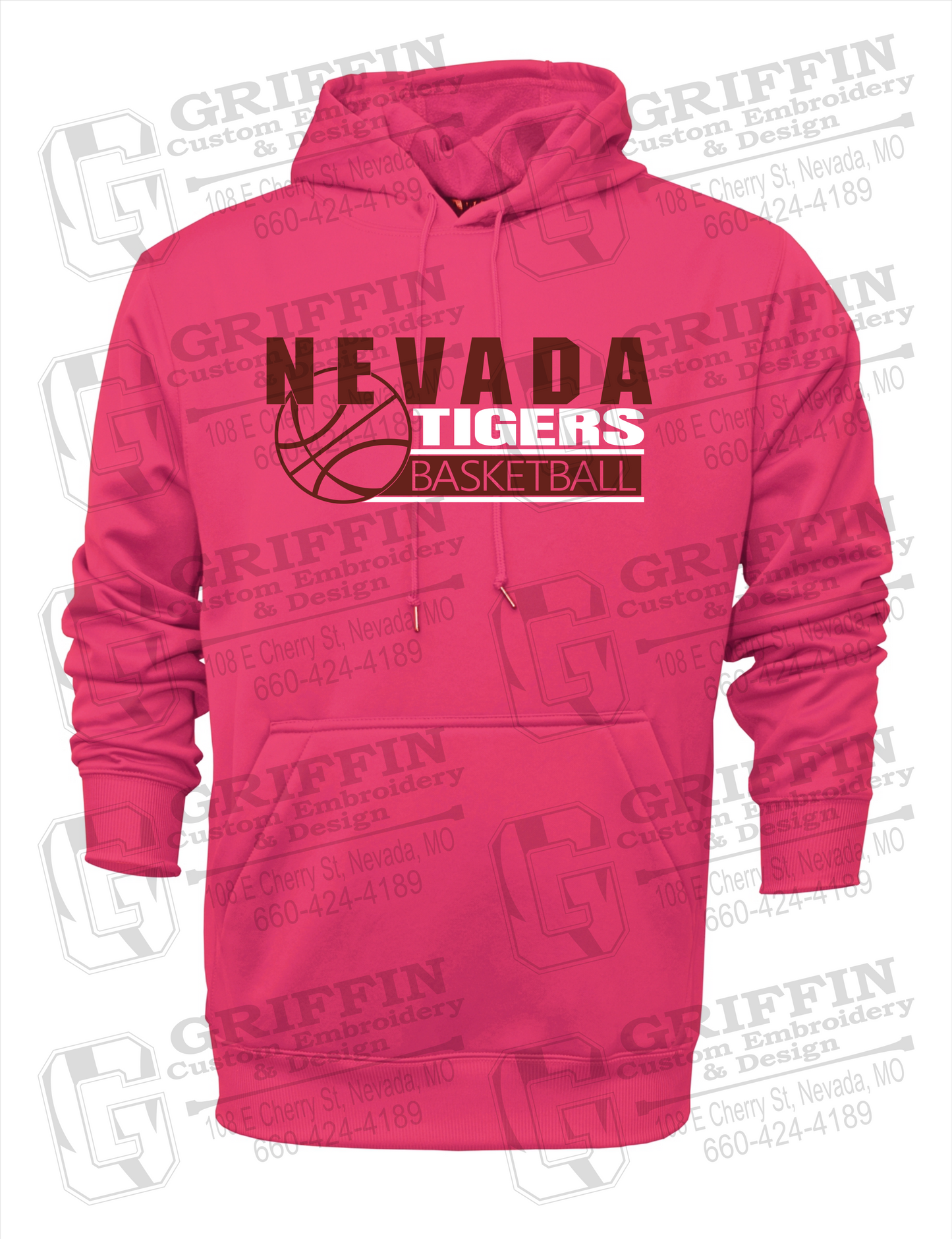 Performance Fleece Hoodie - Basketball - Nevada Tigers 24-I