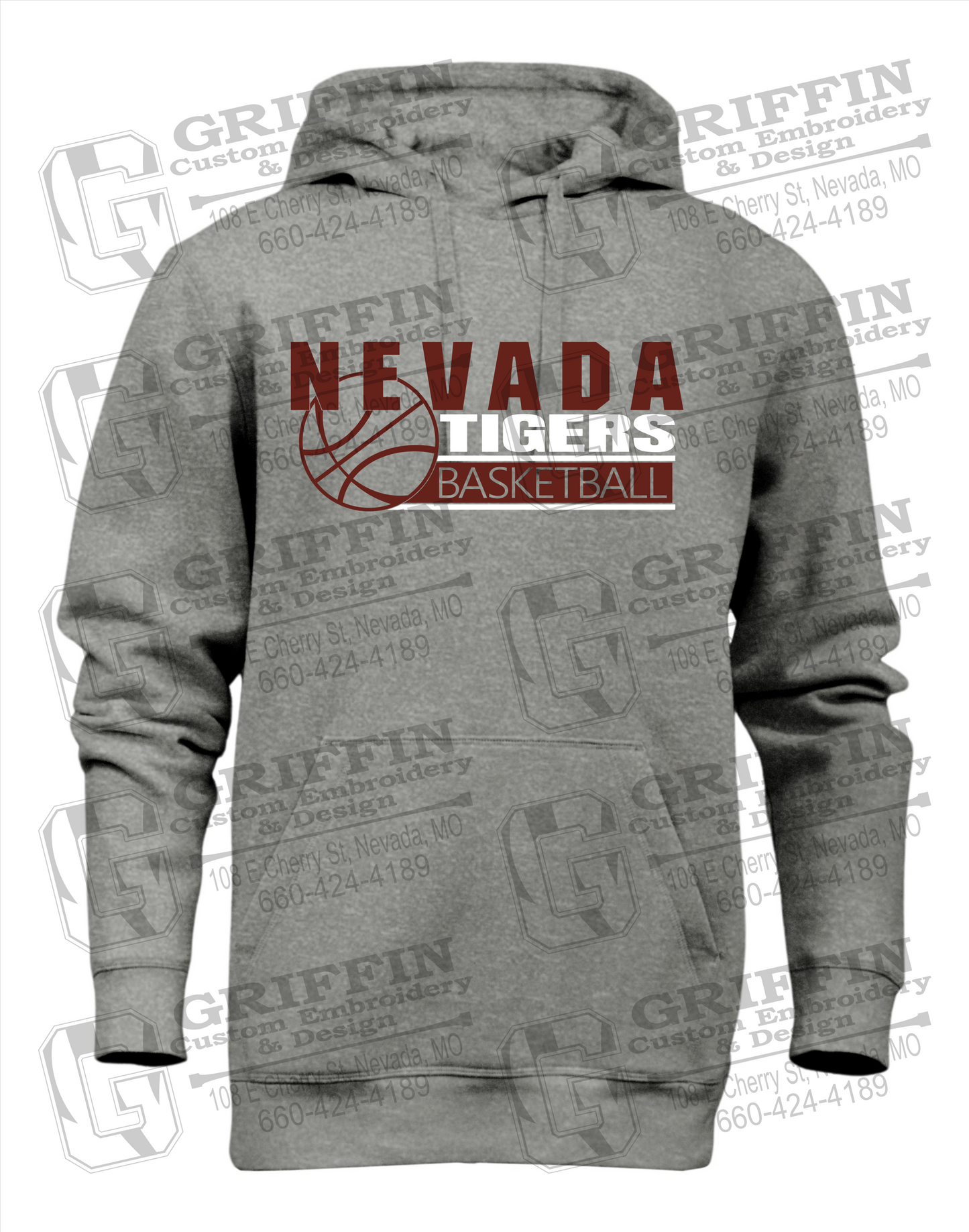 Nevada Tigers 24-I Heavyweight Hoodie - Basketball