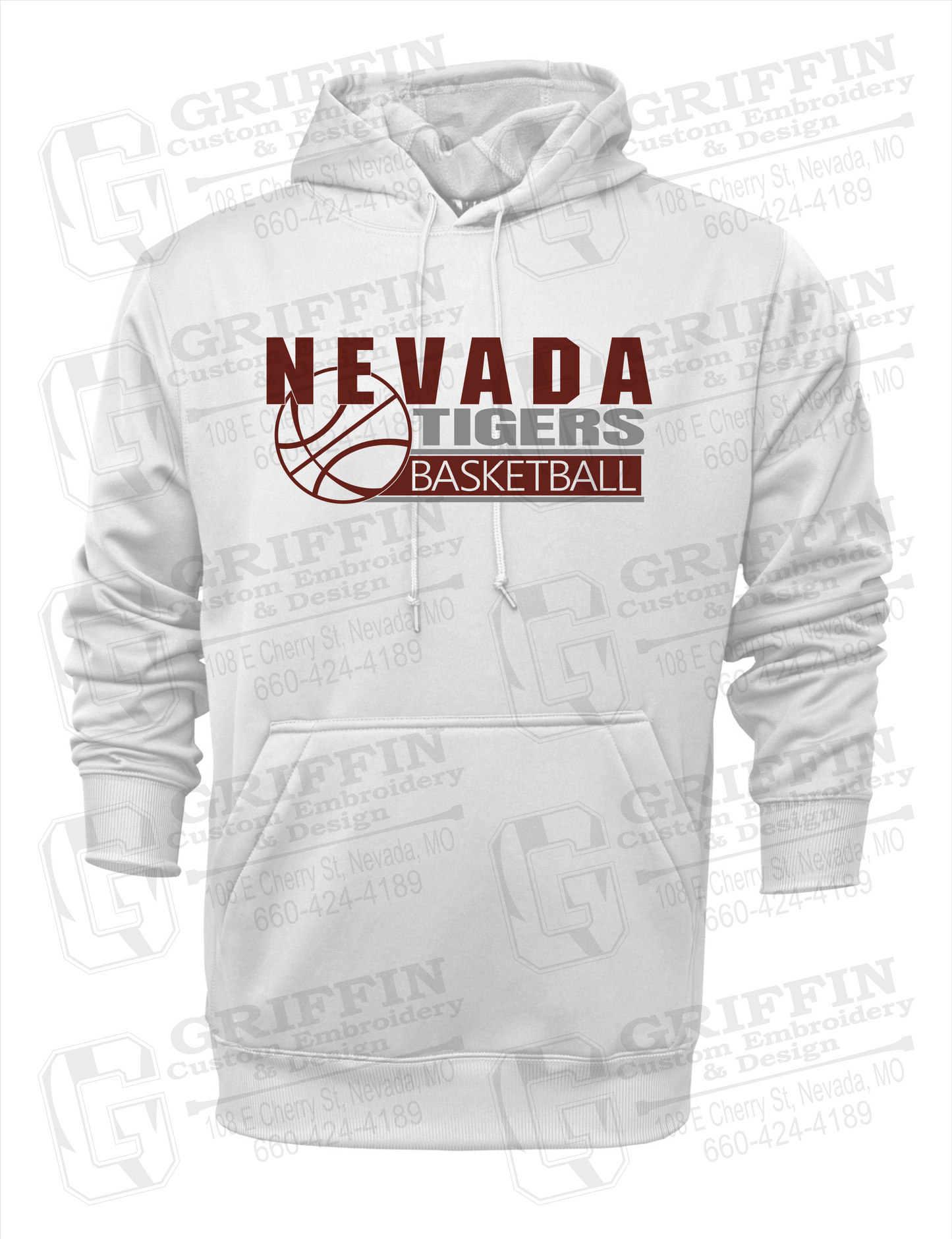 Nevada Tigers 24-I Youth Hoodie - Basketball
