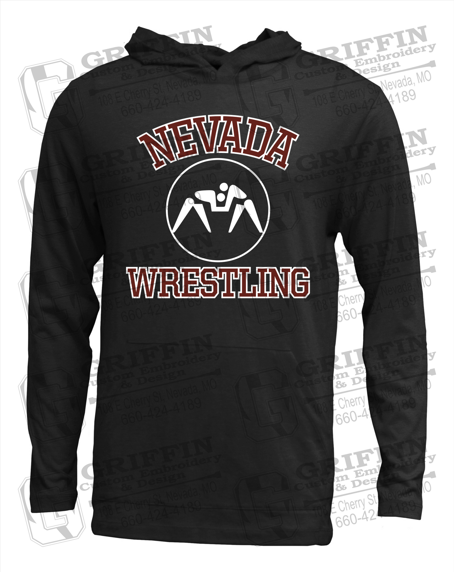 Nevada Tigers 24-J T-Shirt Hoodie - Wrestling