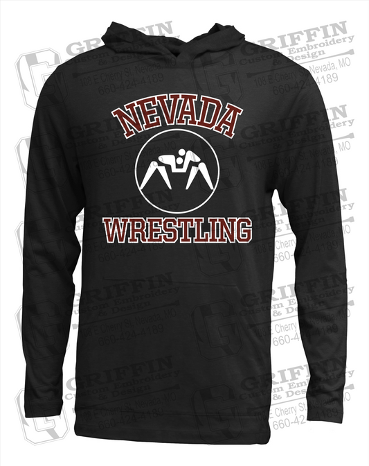Soft-Tek T-Shirt Hoodie - Wrestling - Nevada Tigers 24-J