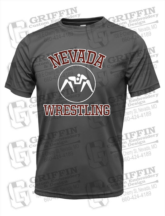 Dry-Fit Short Sleeve T-Shirt - Wrestling - Nevada Tigers 24-J