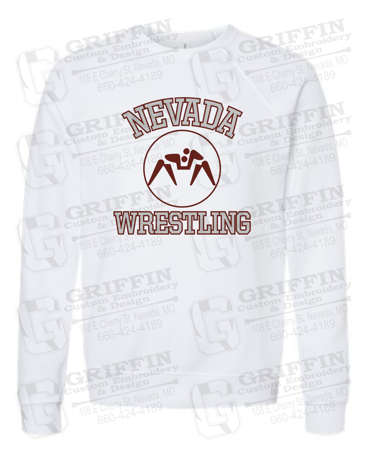 Sponge Fleece Sweatshirt - Wrestling - Nevada Tigers 24-J