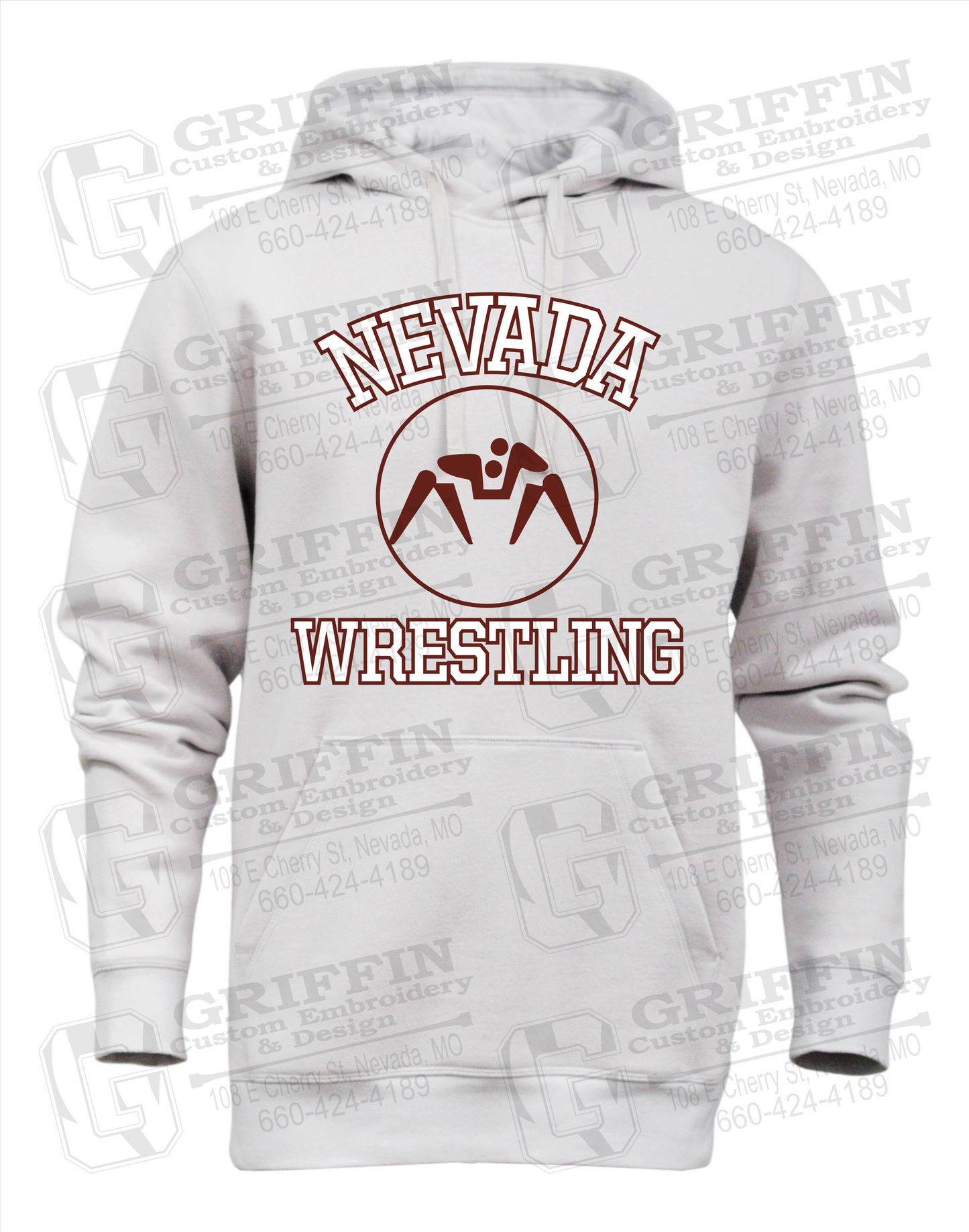 Heavyweight Fleece Hoodie - Wrestling - Nevada Tigers 24-J