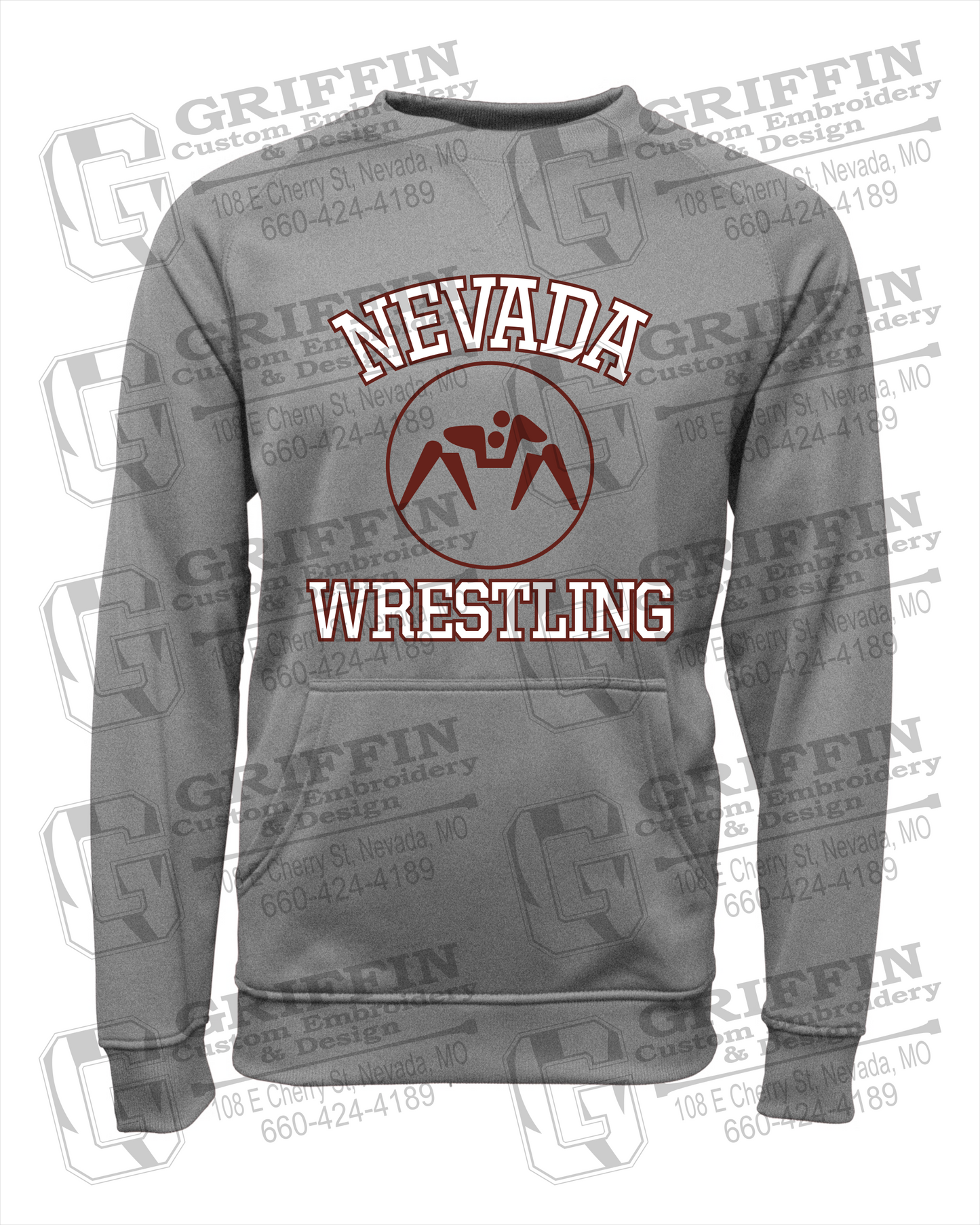 Nevada Tigers 24-J Youth Sweatshirt - Wrestling