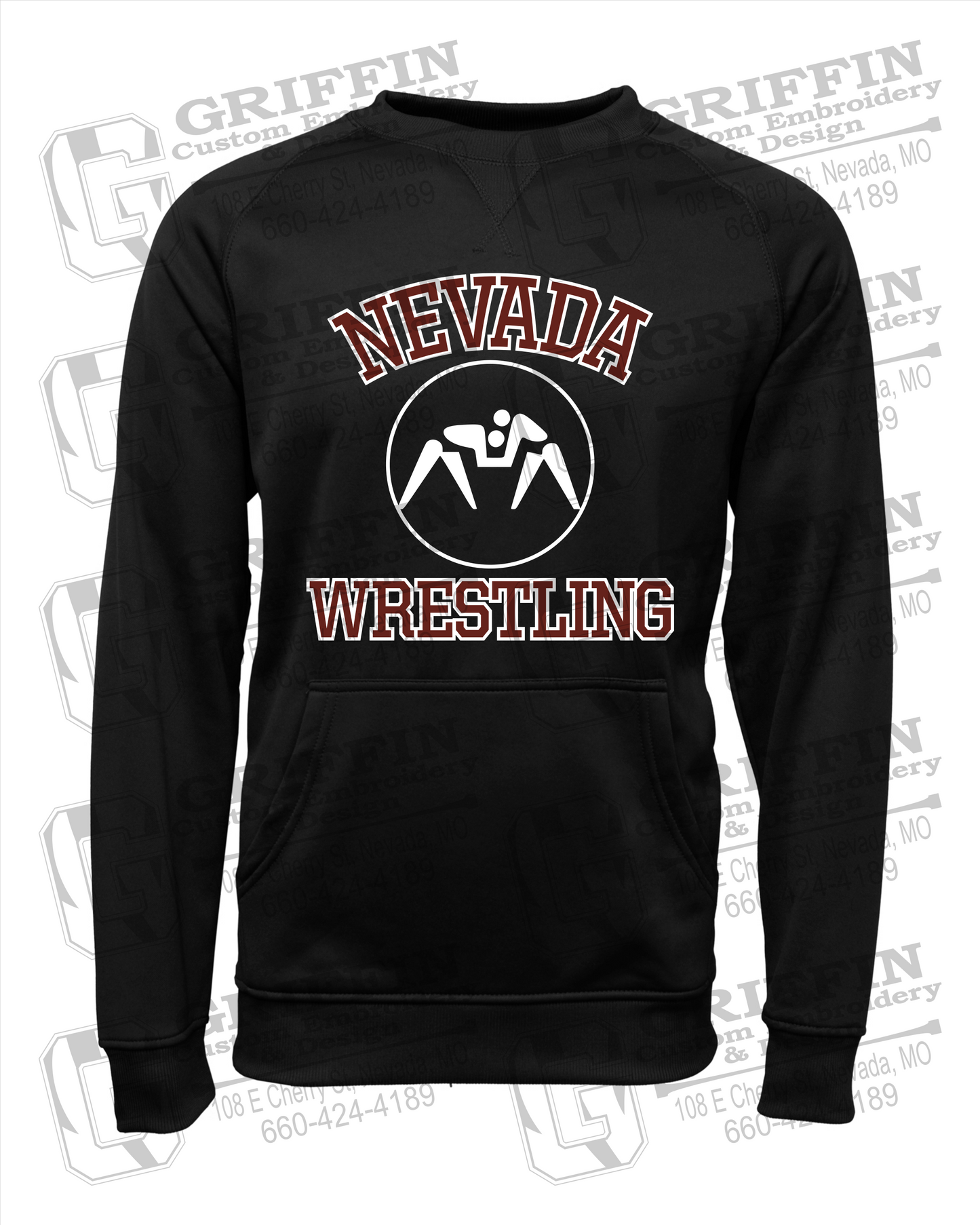 Nevada Tigers 24-J Youth Sweatshirt - Wrestling